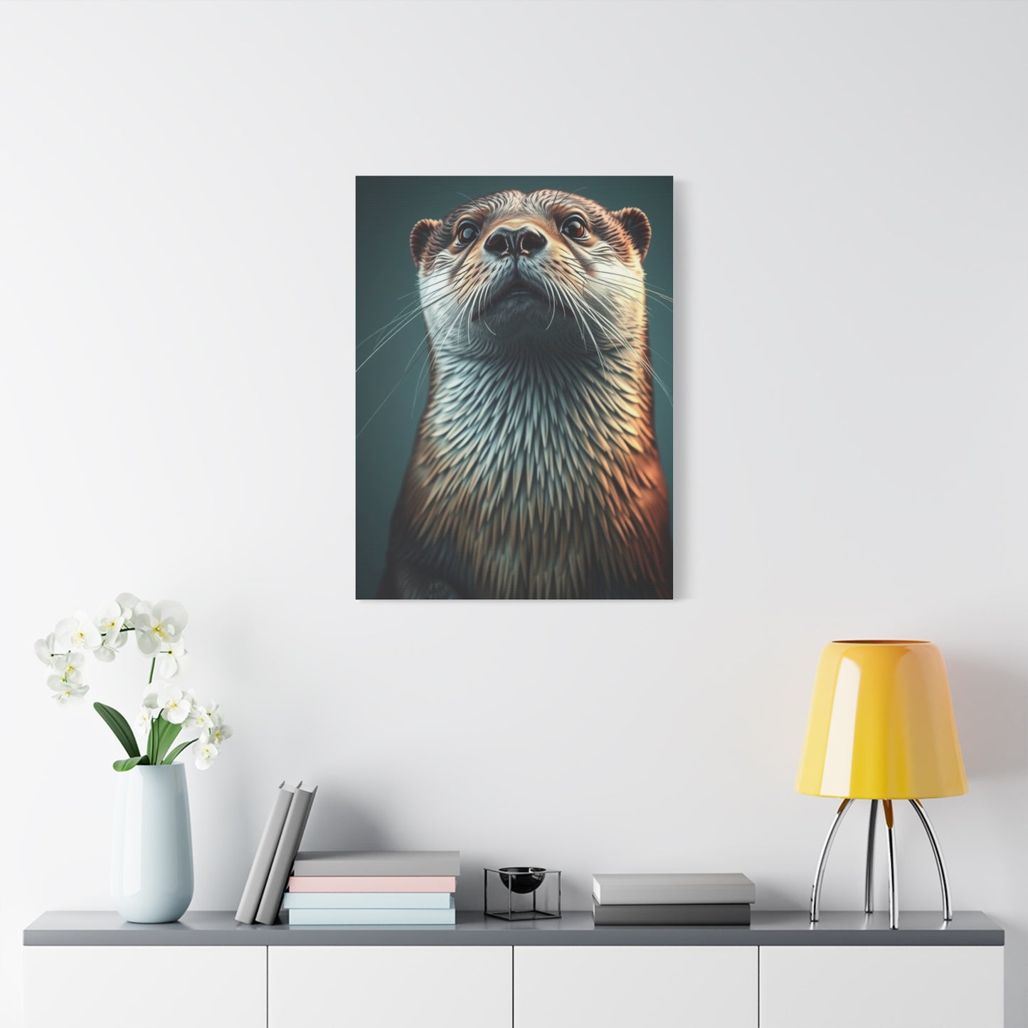 Vision Otter Art Art Wall Art & Canvas Print