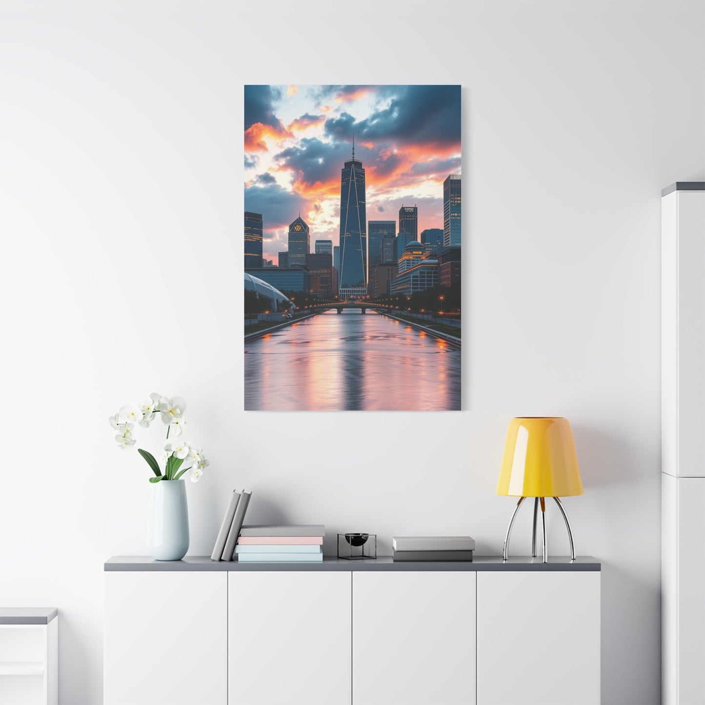 Vision Houston Skylines Art Art Wall Art & Canvas Print