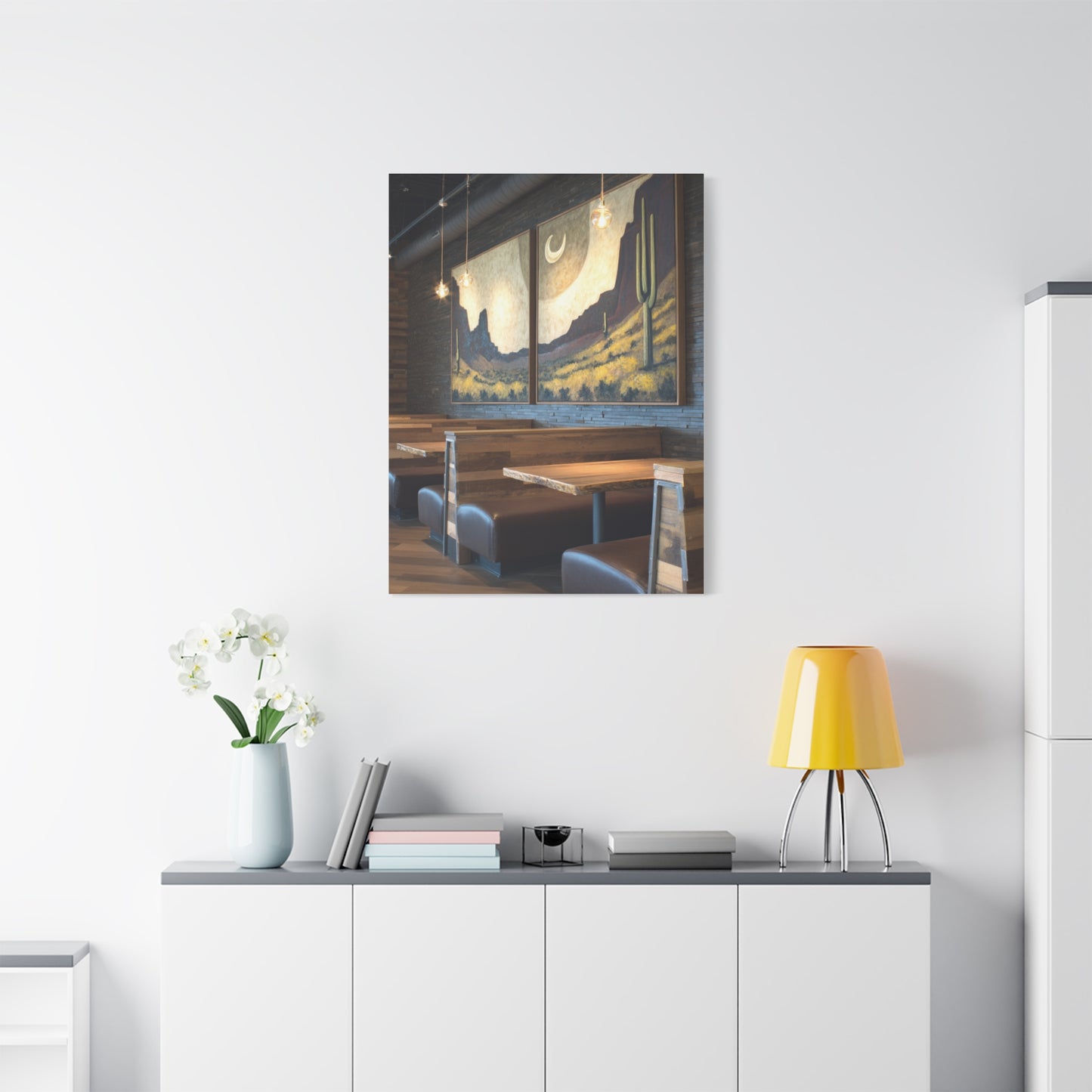 Desert Western Landscape Restaurant Wall Art & Canvas Print