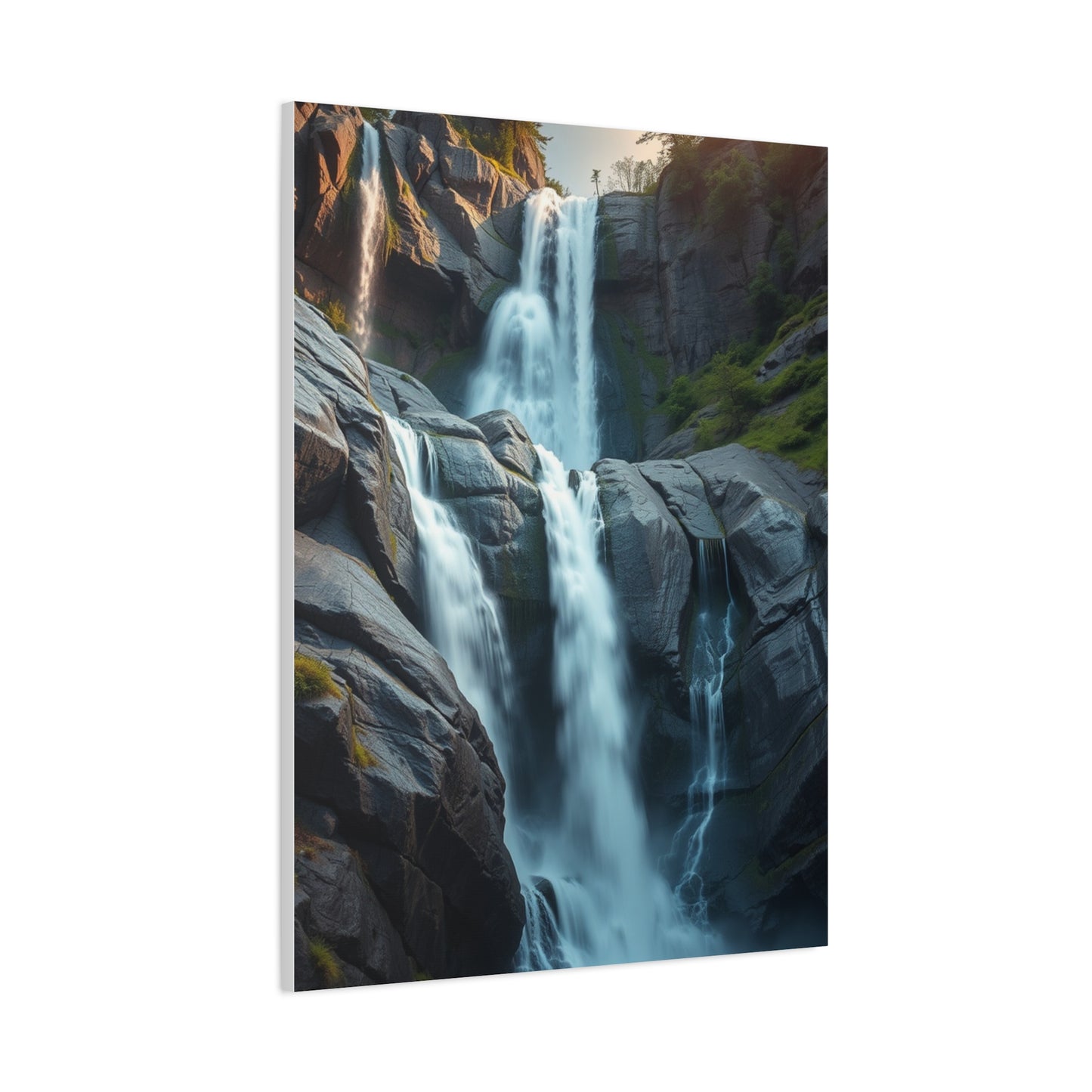 Sublime Cascade Abstraction Wall Art & Canvas Print