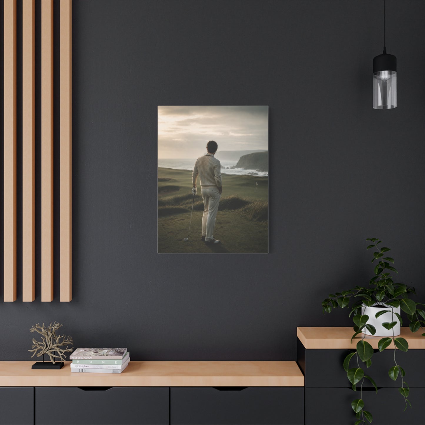 Old Money Coastal Golf Sports Wall Art & Canvas Print