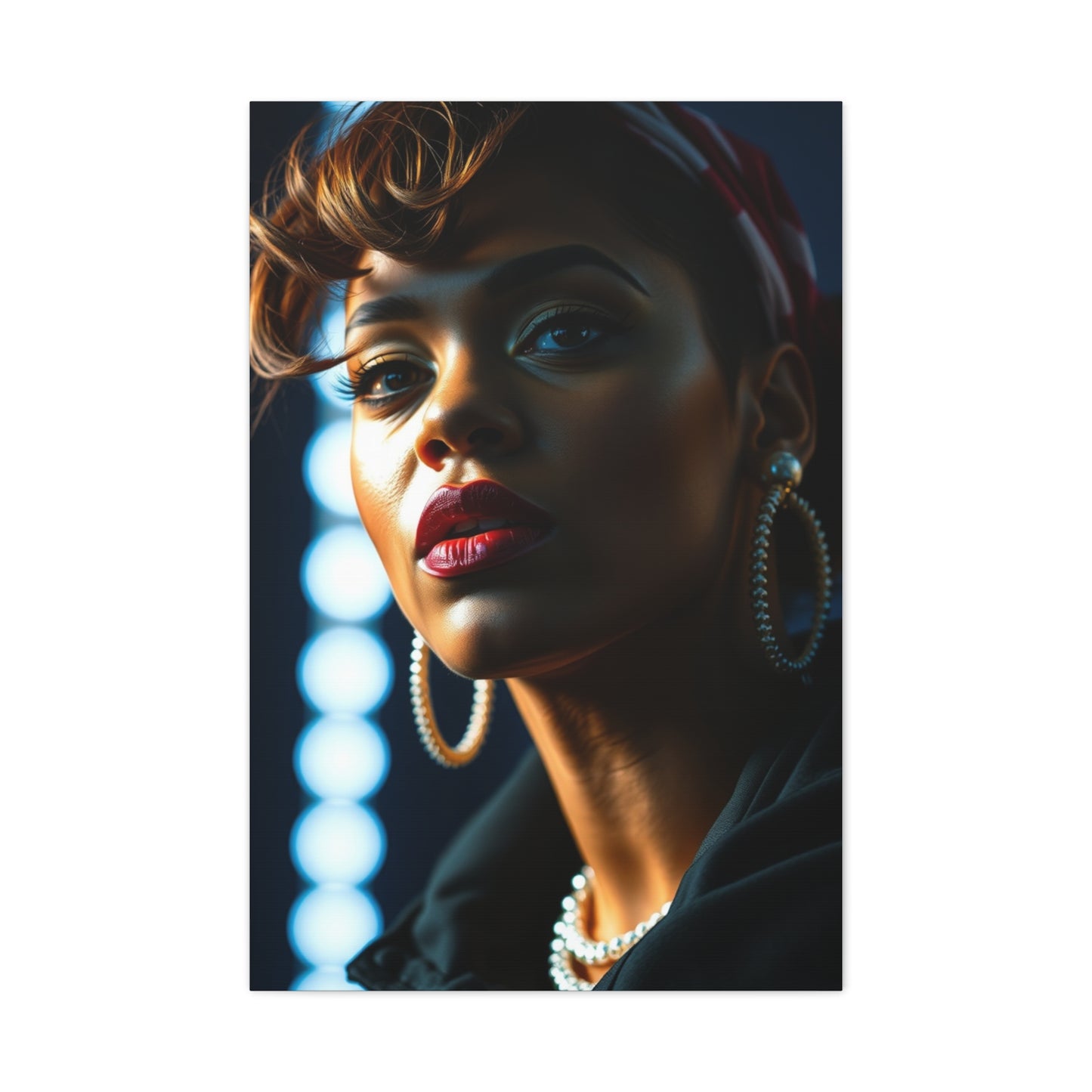 Rihannas Radiant Muse on Canvas Wall Art & Canvas Print