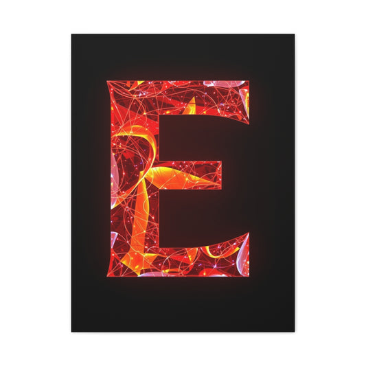 Elite The Letter E - Art Vision Wall Art & Canvas Print