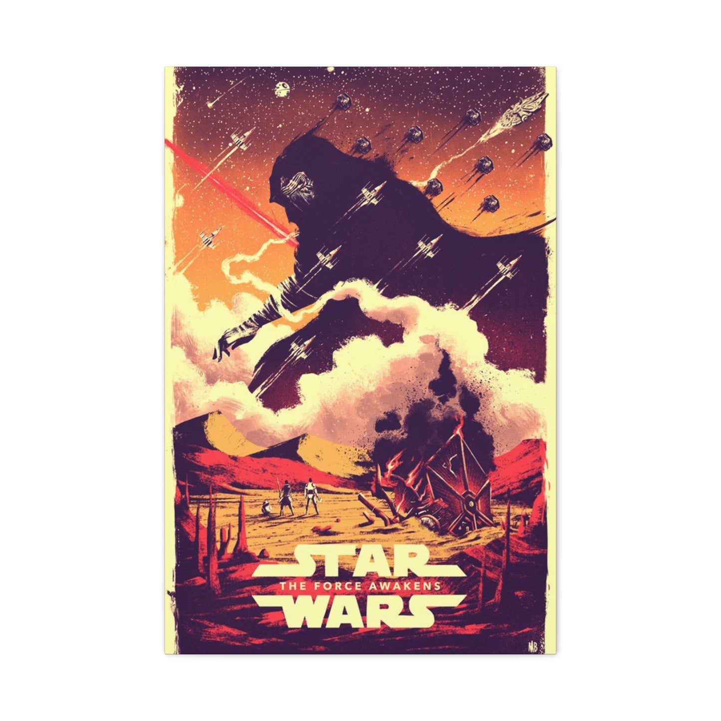 The Force Awaken Poster Wall Art & Canvas Prints