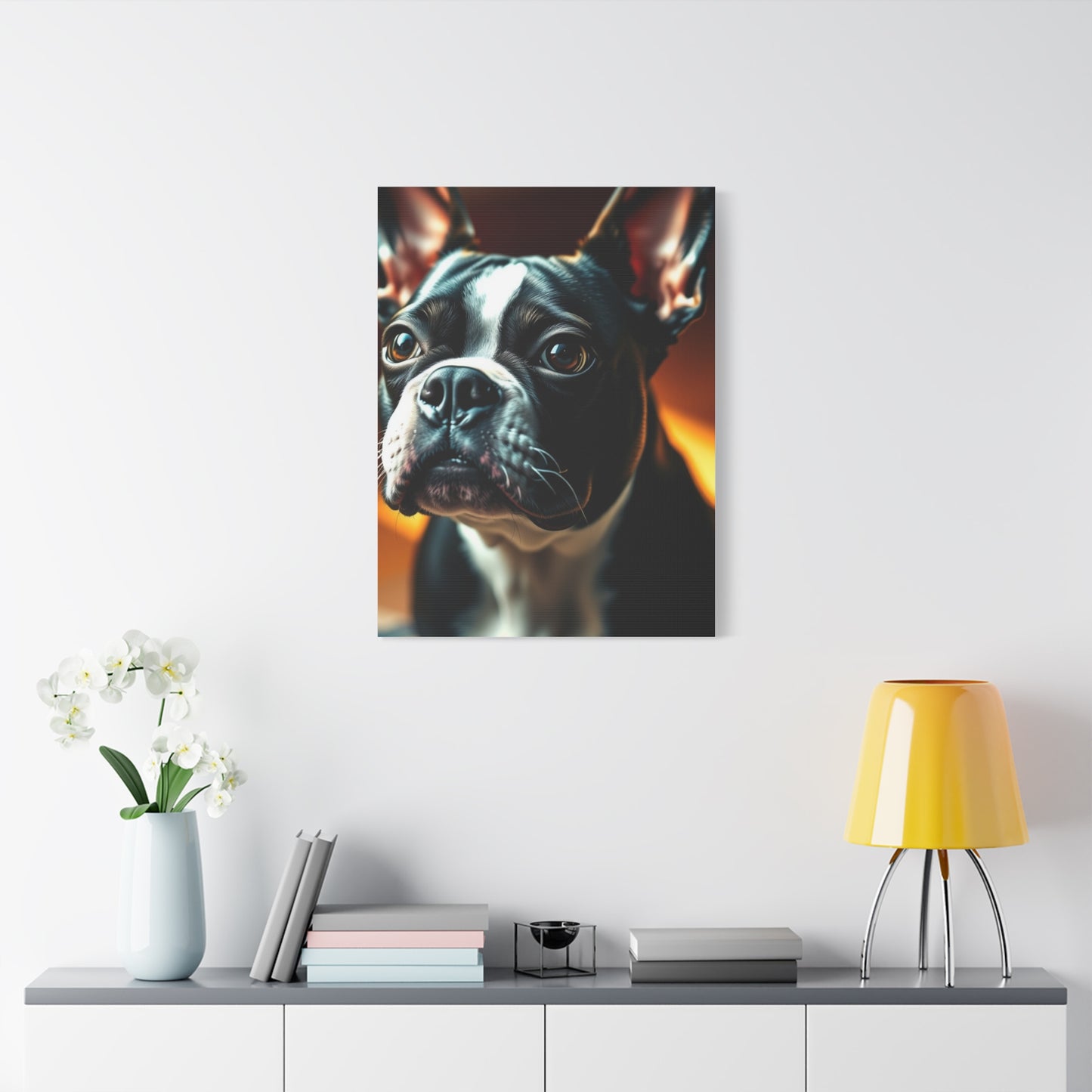 Boston Terrier Art Luxury Canvas Wall Art & Canvas Print