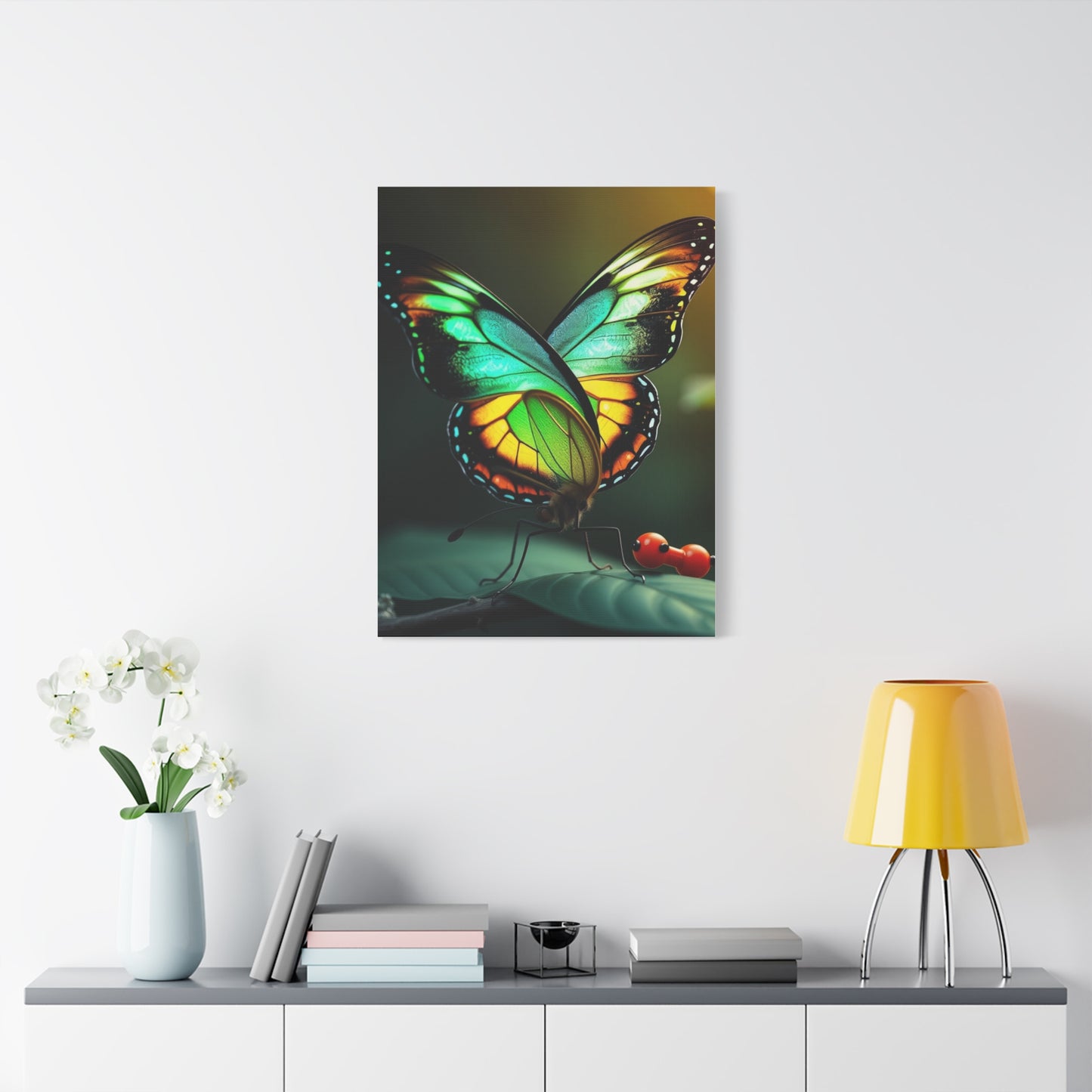 Ornate Winged Harmony Wall Art & Canvas Print