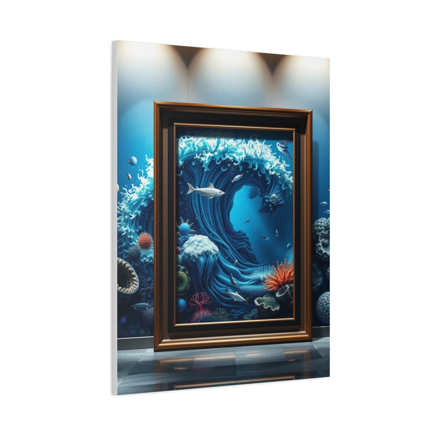 Azure Reverie Canvas Wall Art & Canvas Print
