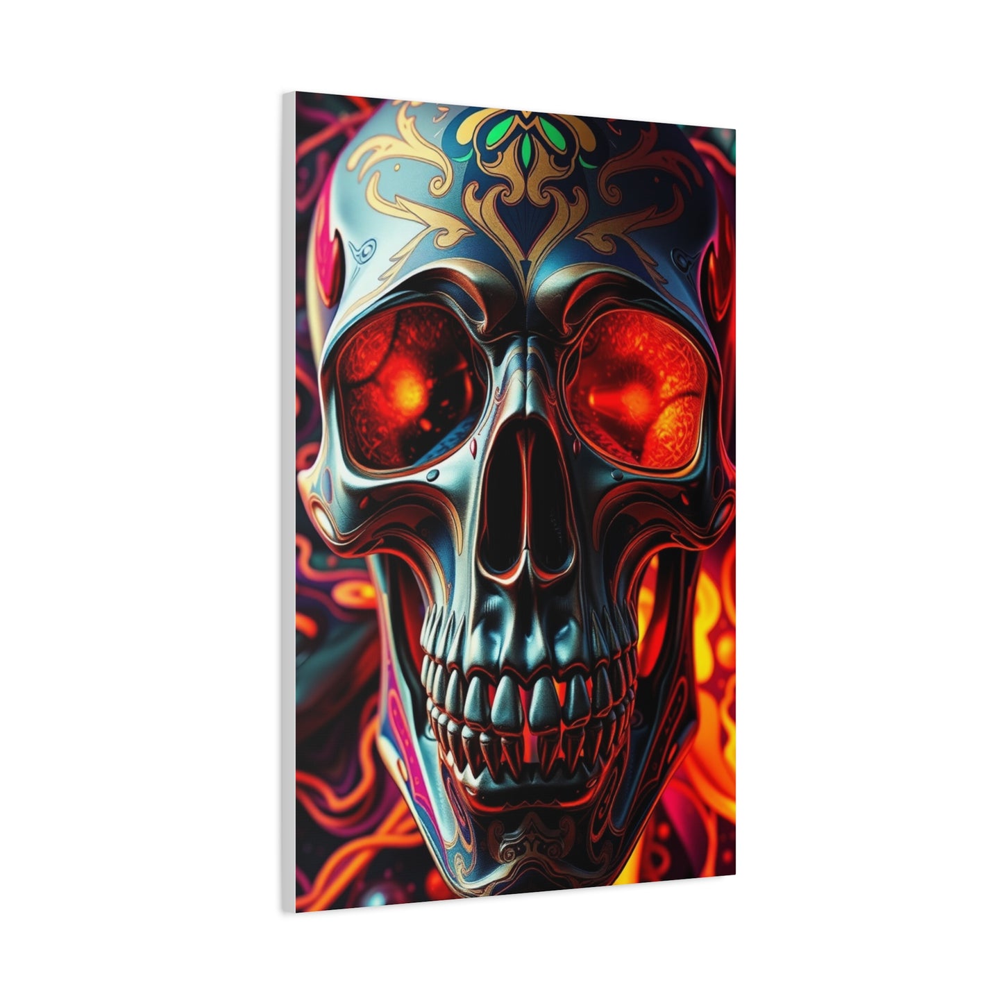Luminous Skull Enigma Wall Art & Canvas Print