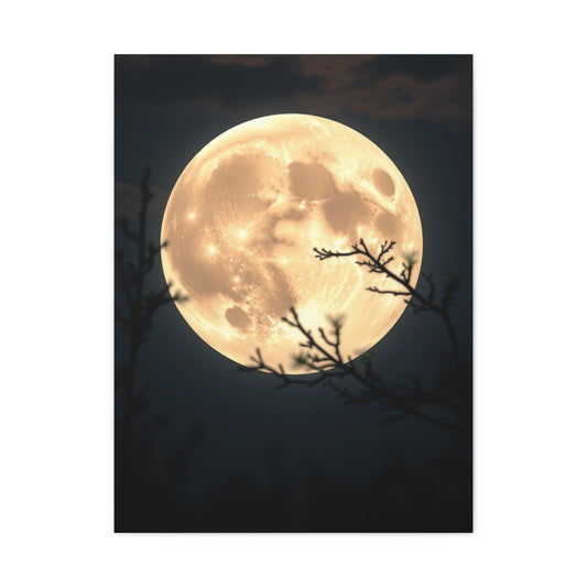 Elite Full Moon Art Vision Wall Art & Canvas Print