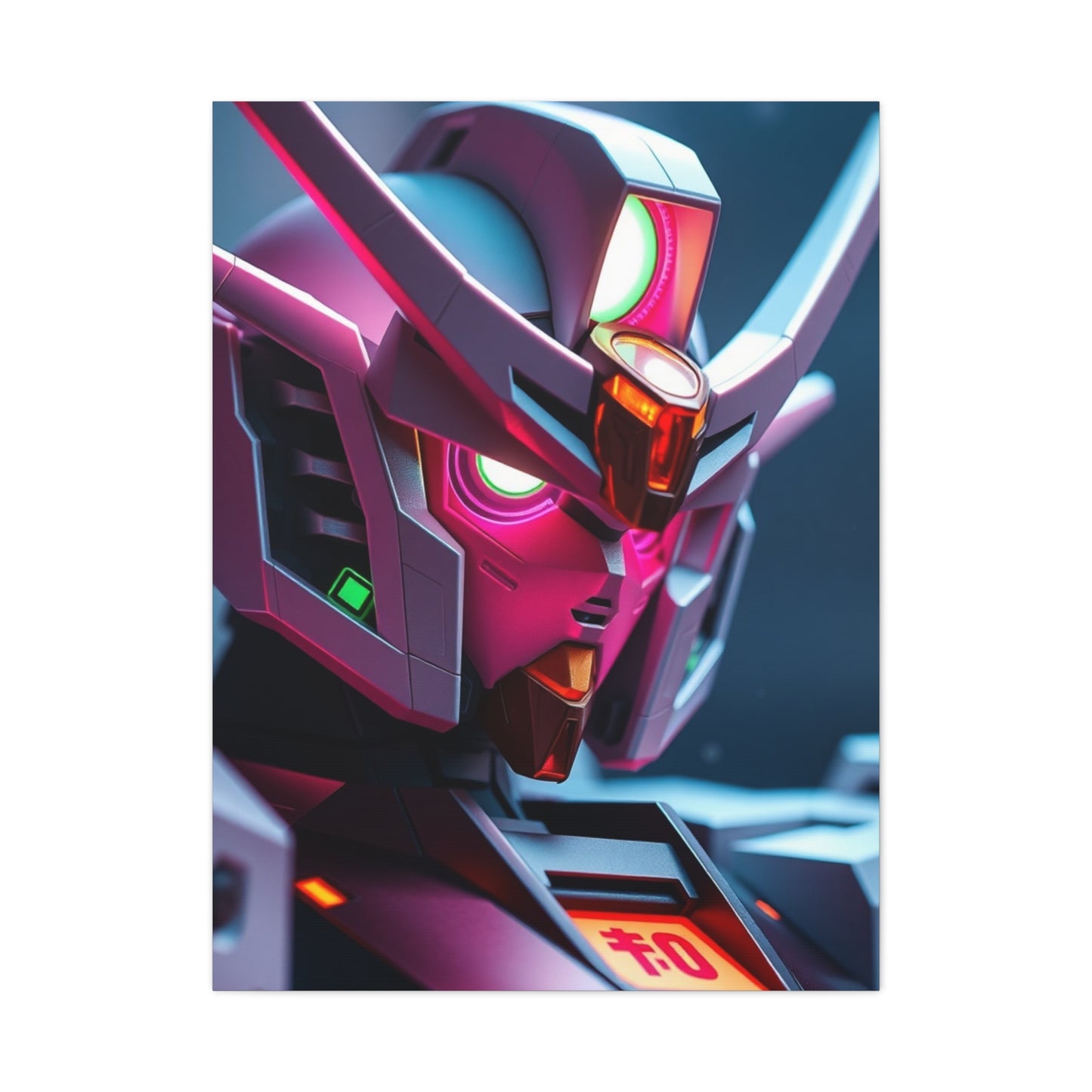 Vision Gundam Art Art Wall Art & Canvas Print