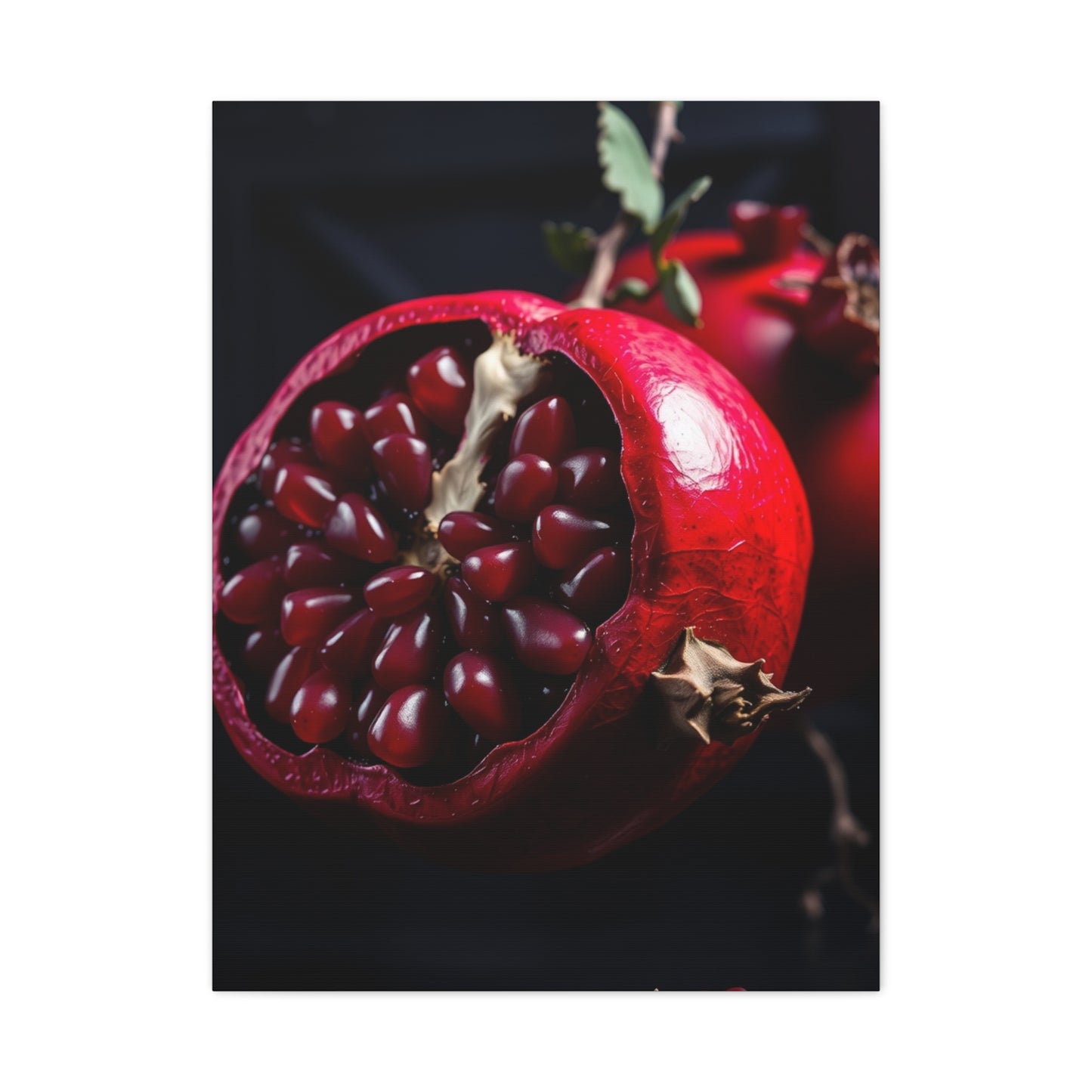 Crimson Obsidian Canvas