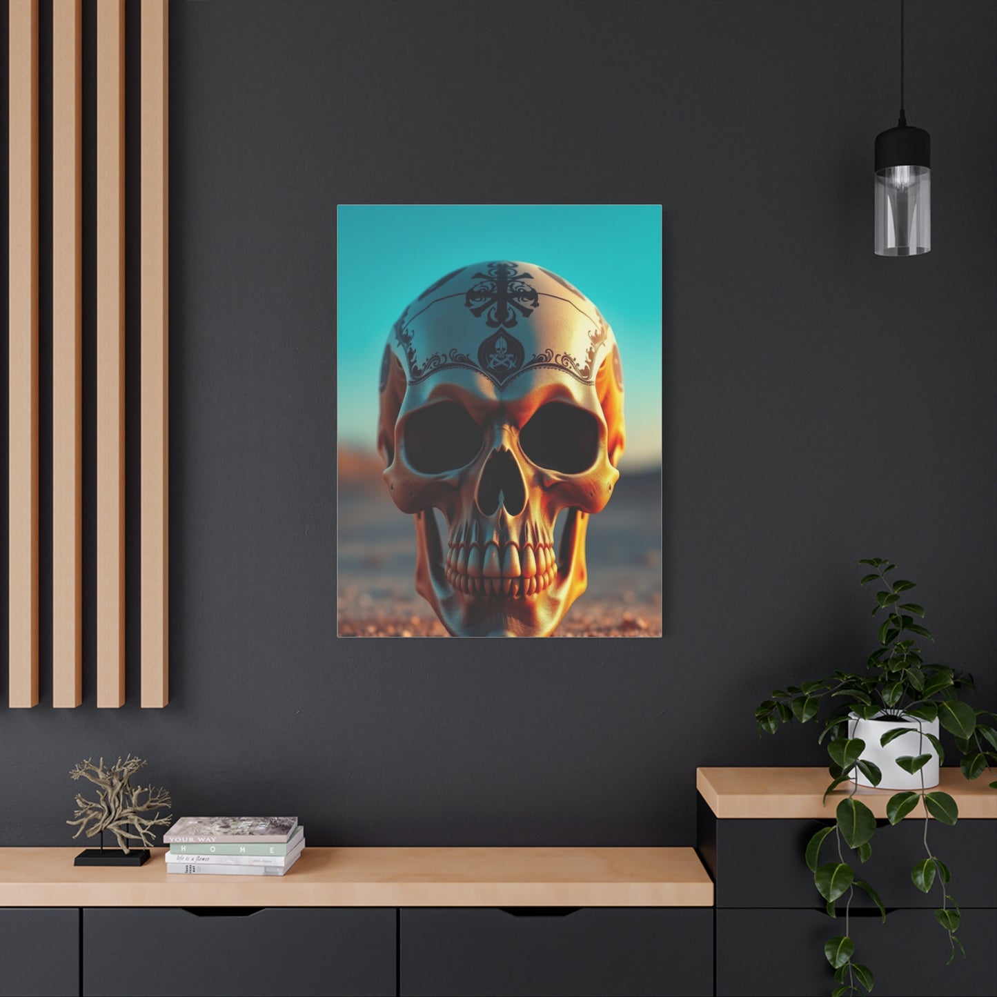 Aristocratic Skull Manifest Wall Art & Canvas Print