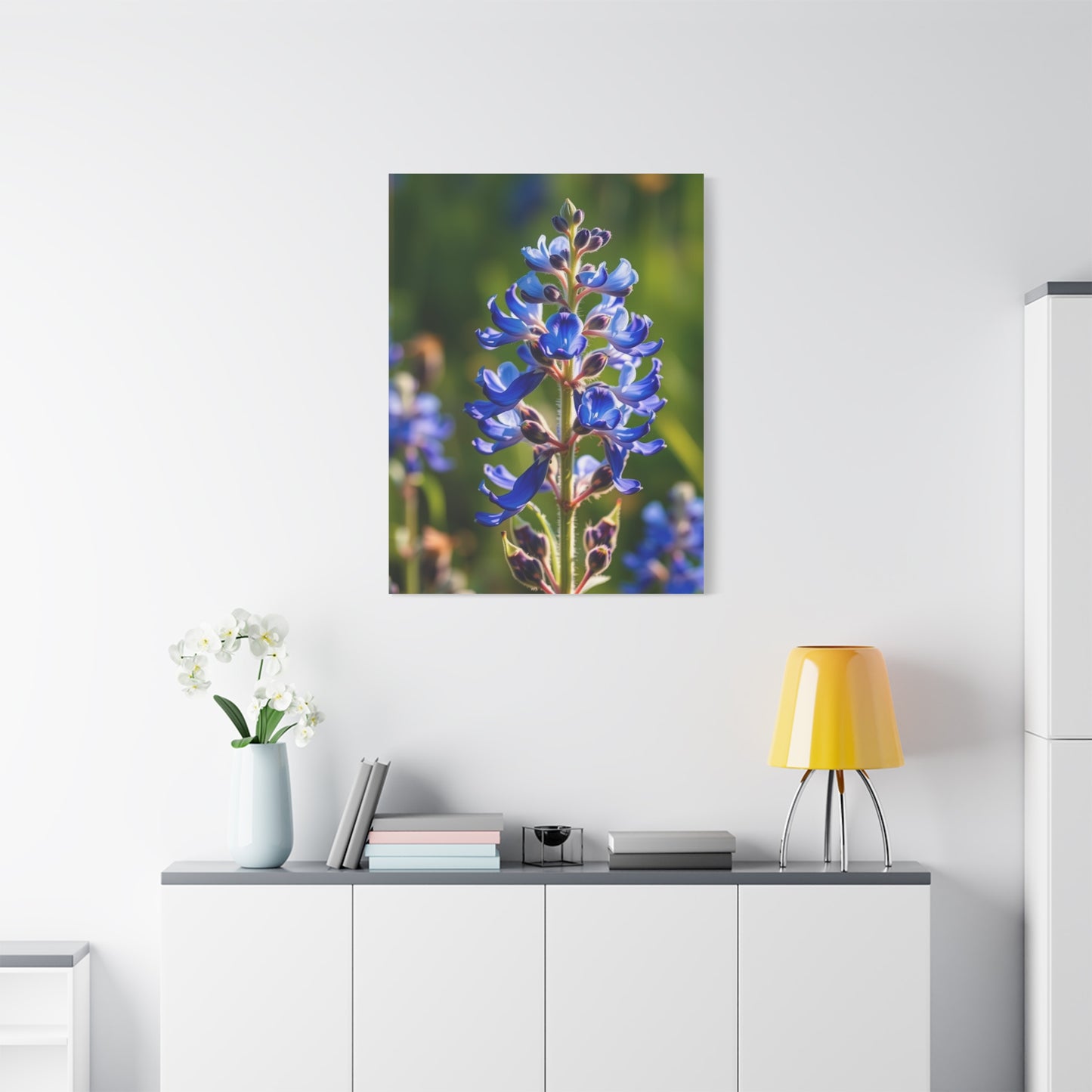Collection Bluebonnet Flower Art Art Wall Art & Canvas Print