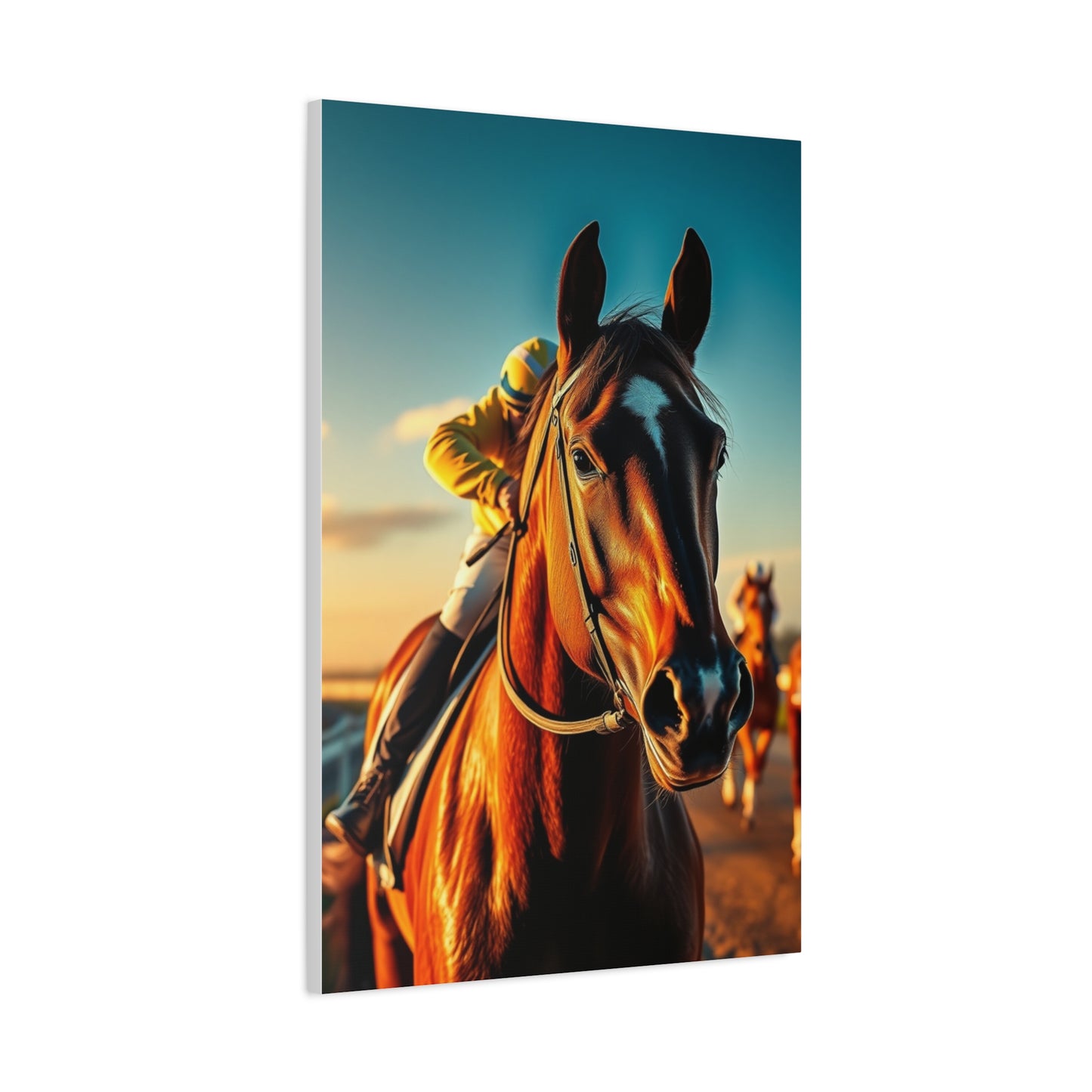 Masterpiece Horse Racing Art Vision Wall Art & Canvas Print