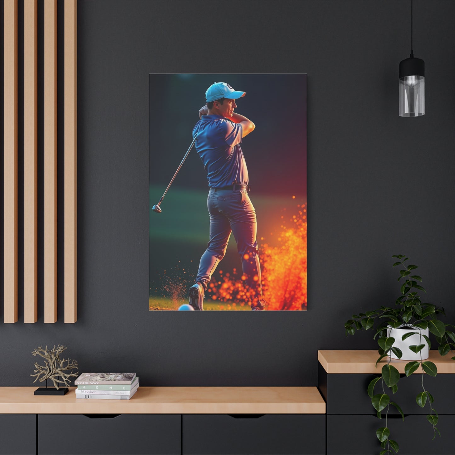 Verdant Swing Elegance Wall Art & Canvas Print