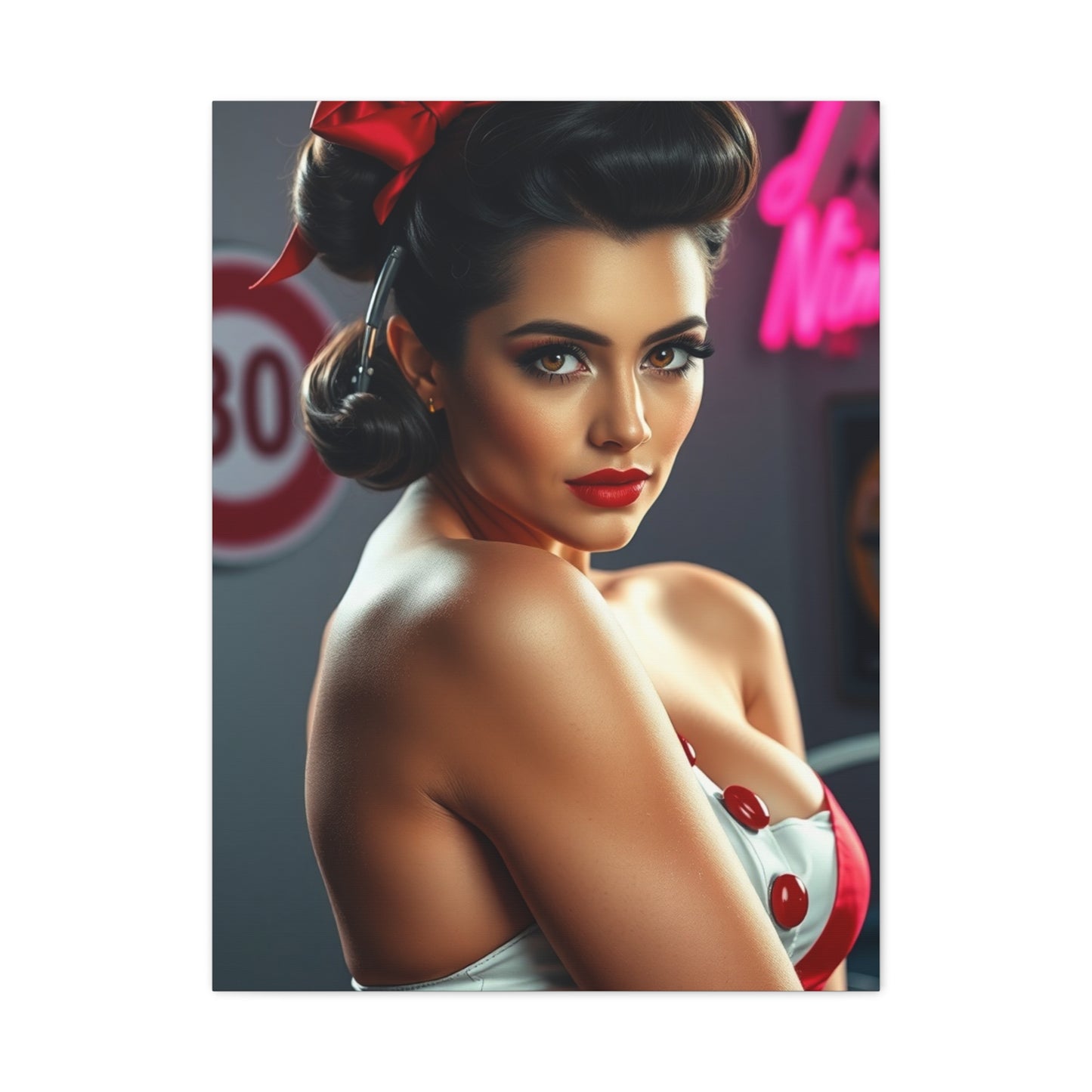 Supreme Pin-Ups Art Collection Wall Art & Canvas Print
