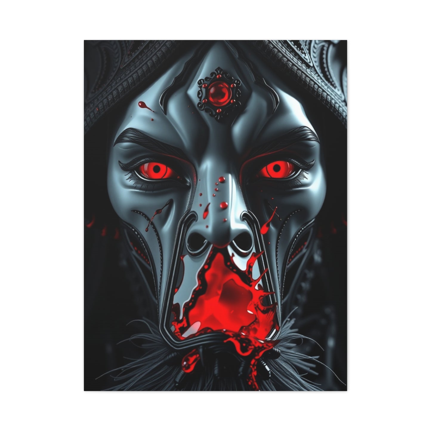 Collection Black, White & Red Art Art Wall Art & Canvas Print