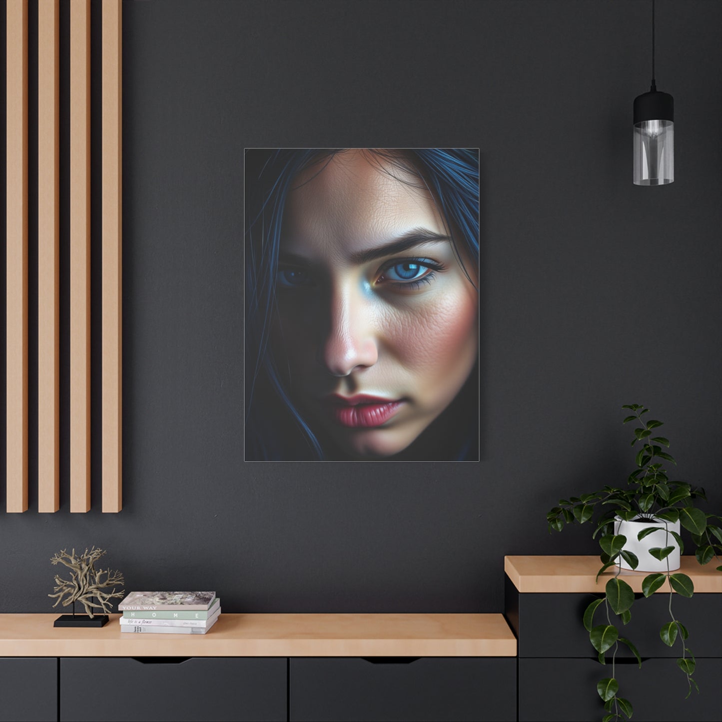 Azure Elegance Canvas Wall Art & Canvas Print