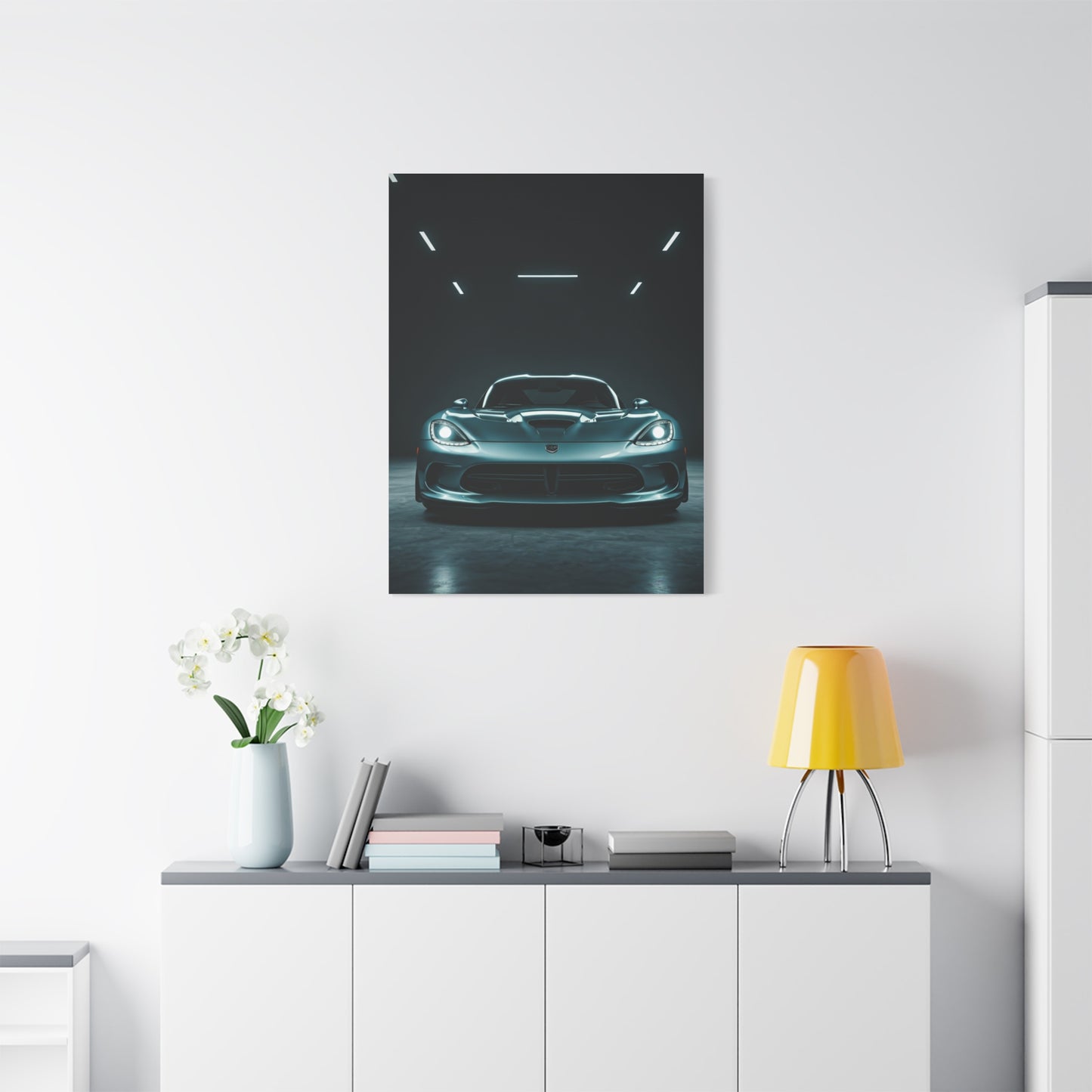 Dodge Viper Showroom Centerpiece Wall Art & Canvas Prints