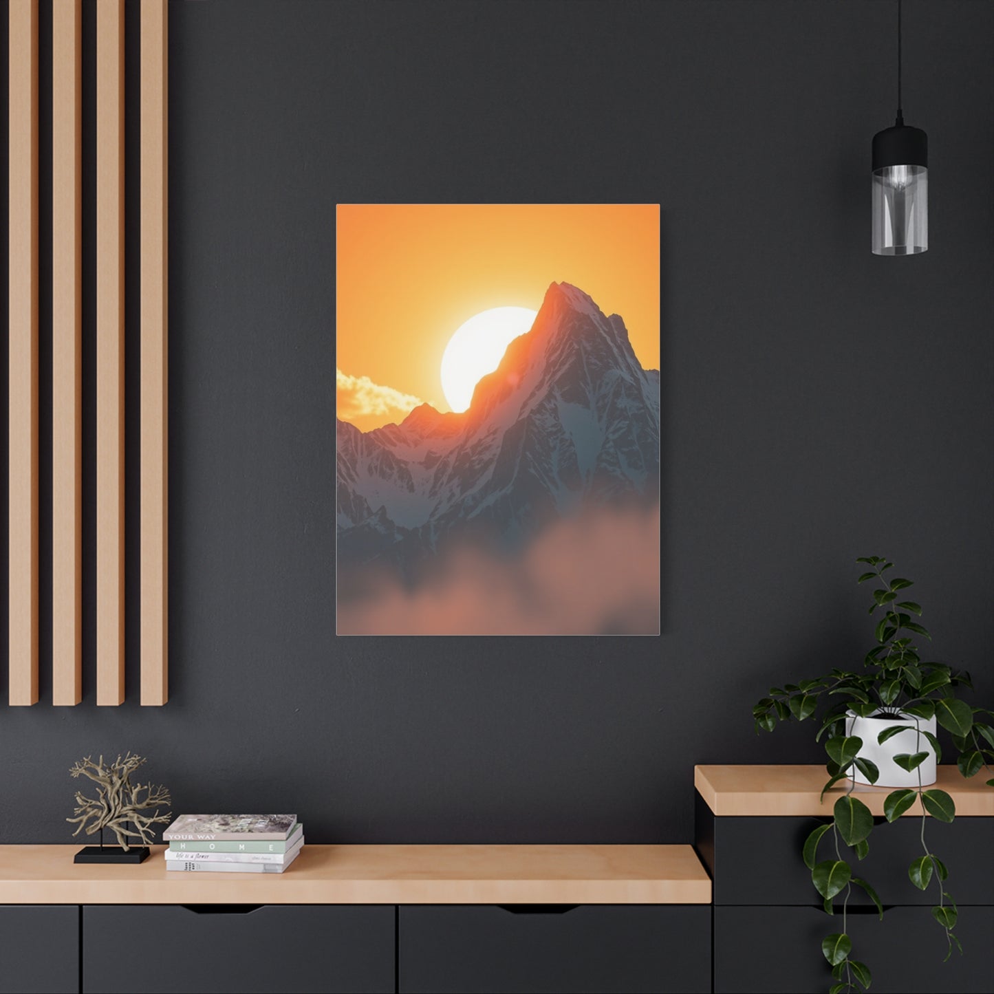 Radiant Summit Masterpiece Wall Art & Canvas Print