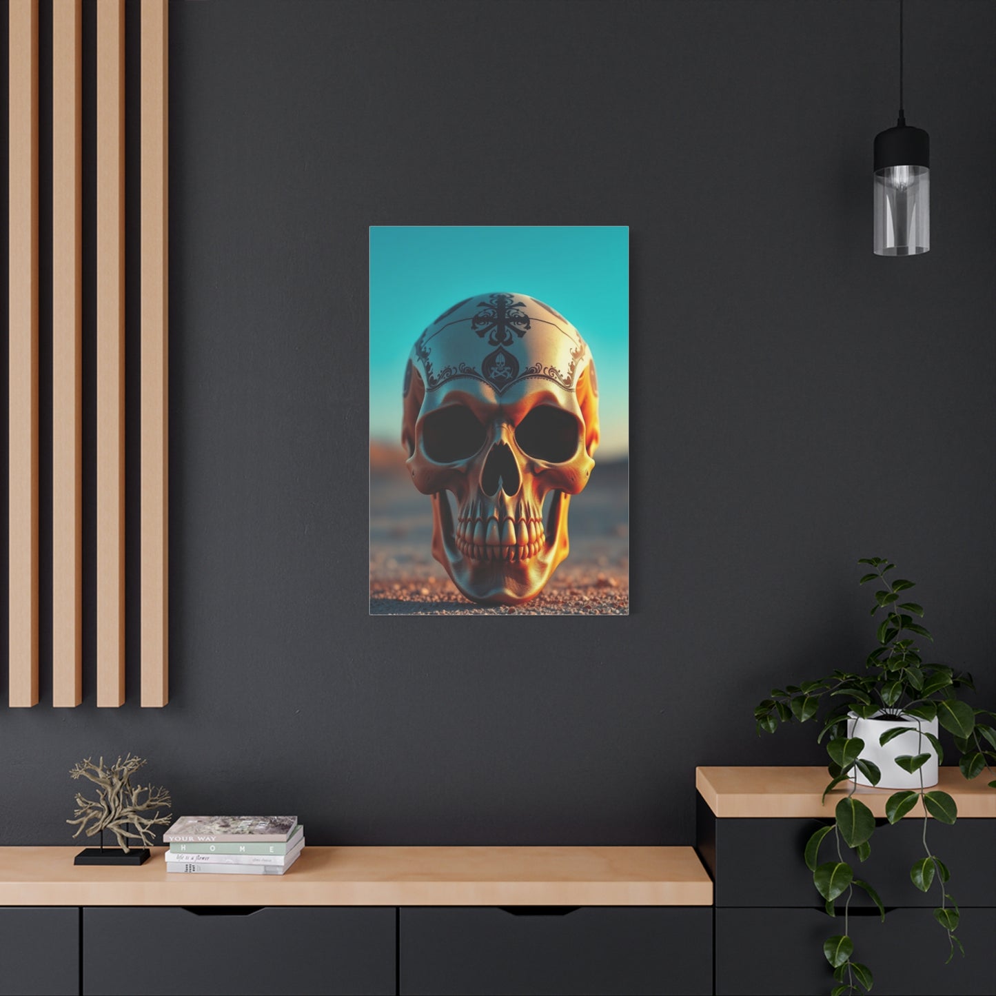 Aristocratic Skull Manifest Wall Art & Canvas Print