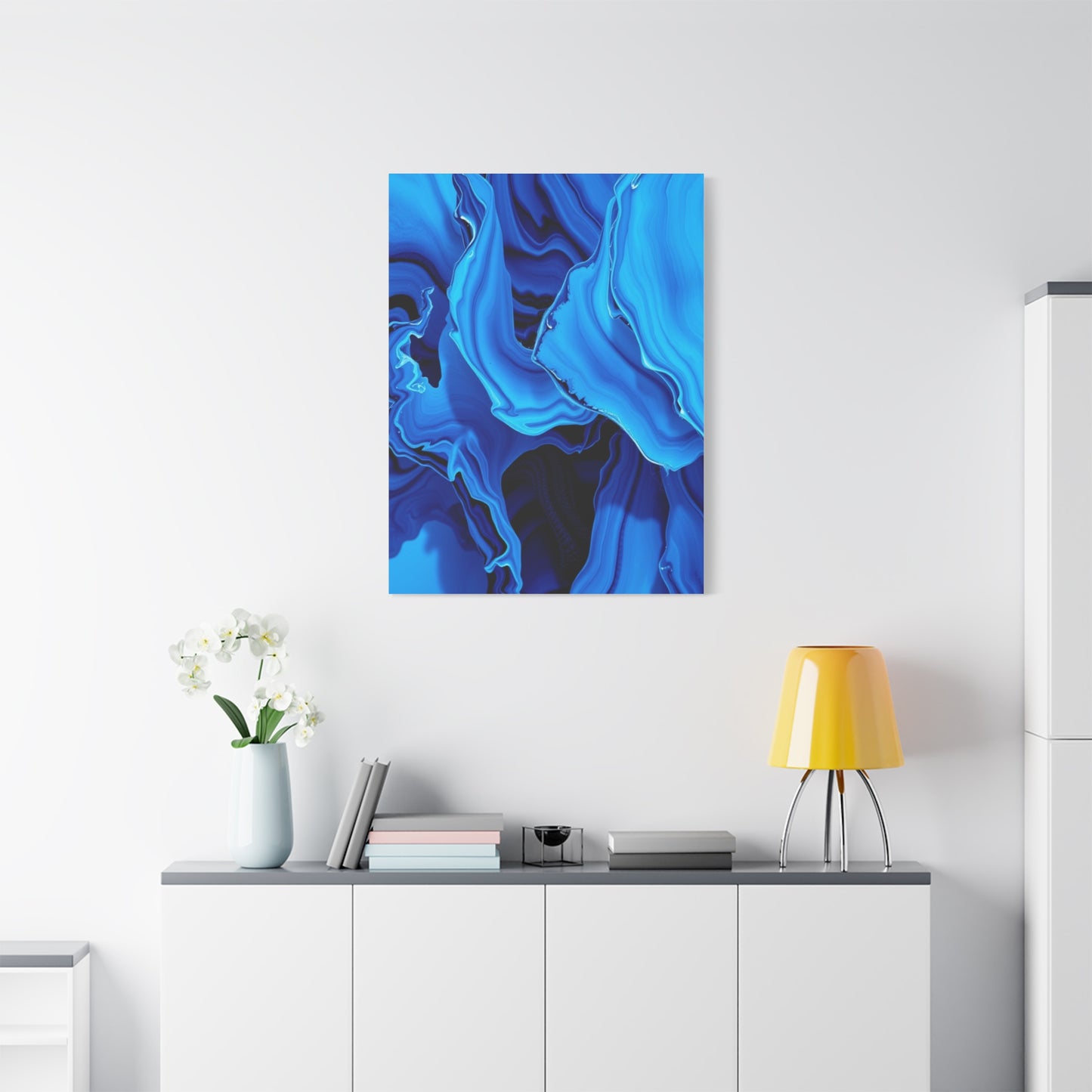 Blue Abstract Art Supreme Gallery Wall Art & Canvas Print
