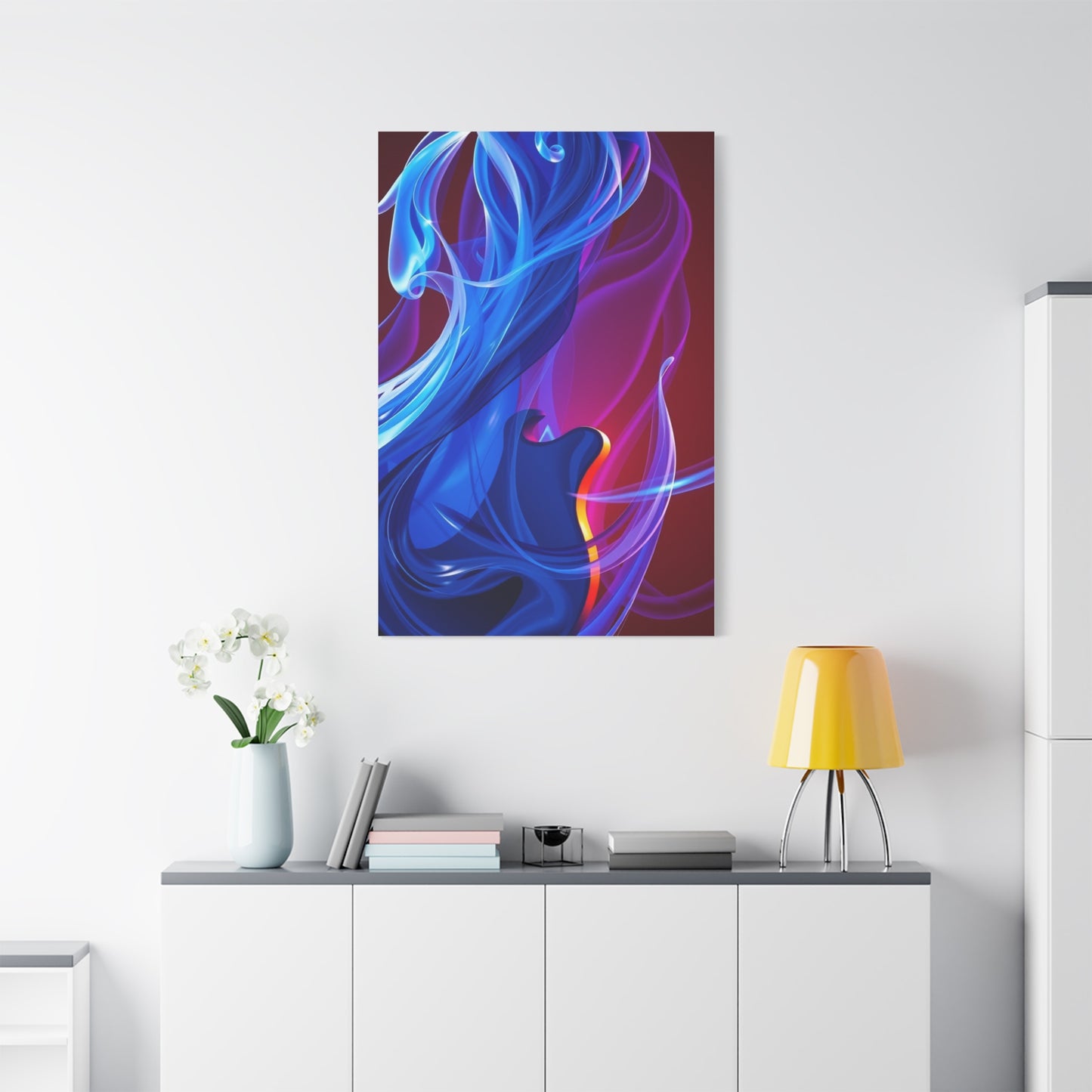 Supreme Blue Music Art Collection Wall Art & Canvas Print