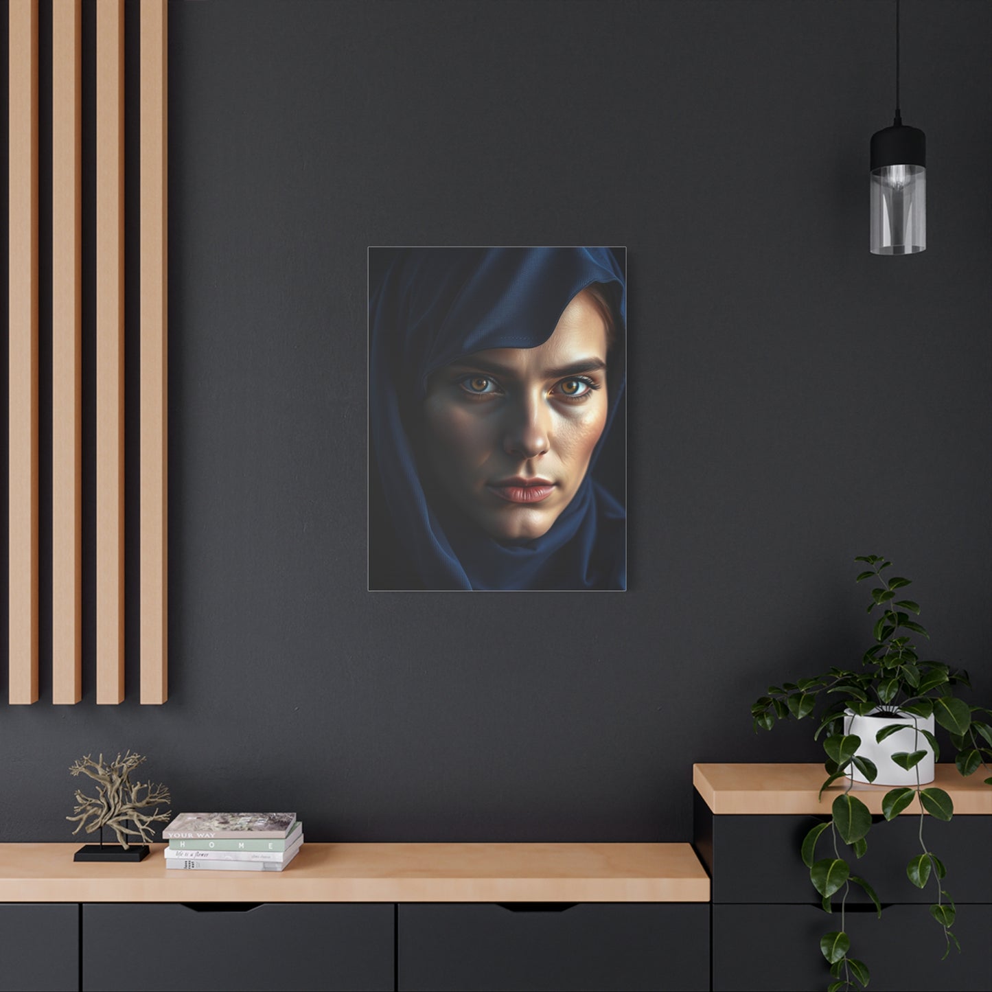 Supreme Navy Blue Art Collection Wall Art & Canvas Print