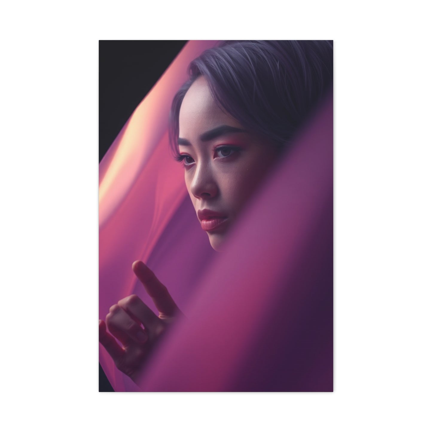 Imperial Violet Vignette Wall Art & Canvas Print