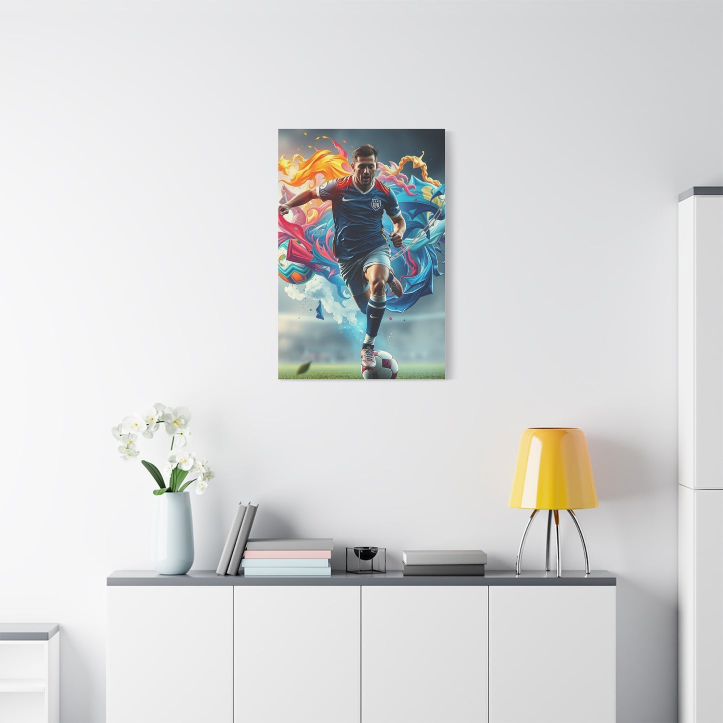 Soccer Art Refined Canvas Wall Art & Canvas Print
