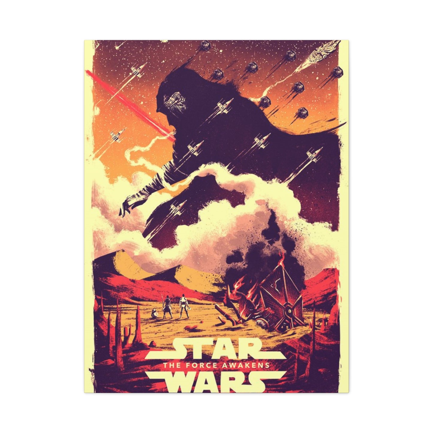 The Force Awaken Poster Wall Art & Canvas Prints