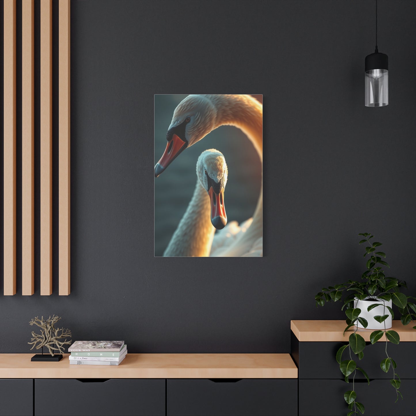 Masterpiece Swan Art Vision Wall Art & Canvas Print