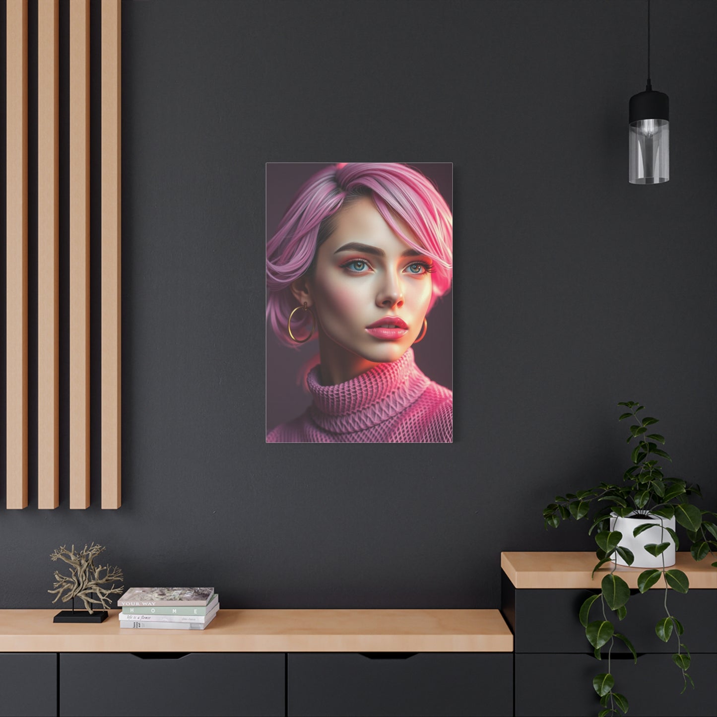 Rosé Reverie Canvas Wall Art & Canvas Print