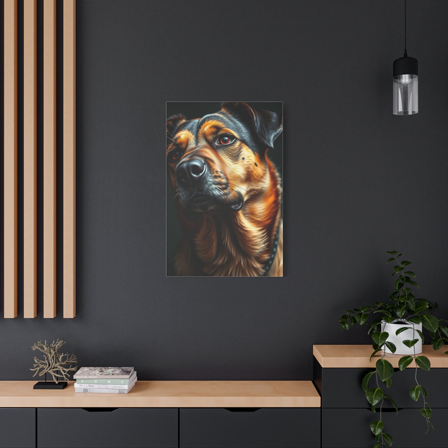 Black and Tan Art Supreme Gallery Wall Art & Canvas Print