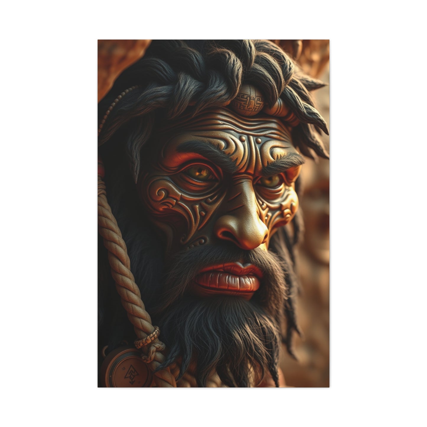Cave Man Art Luxury Canvas Wall Art & Canvas Print