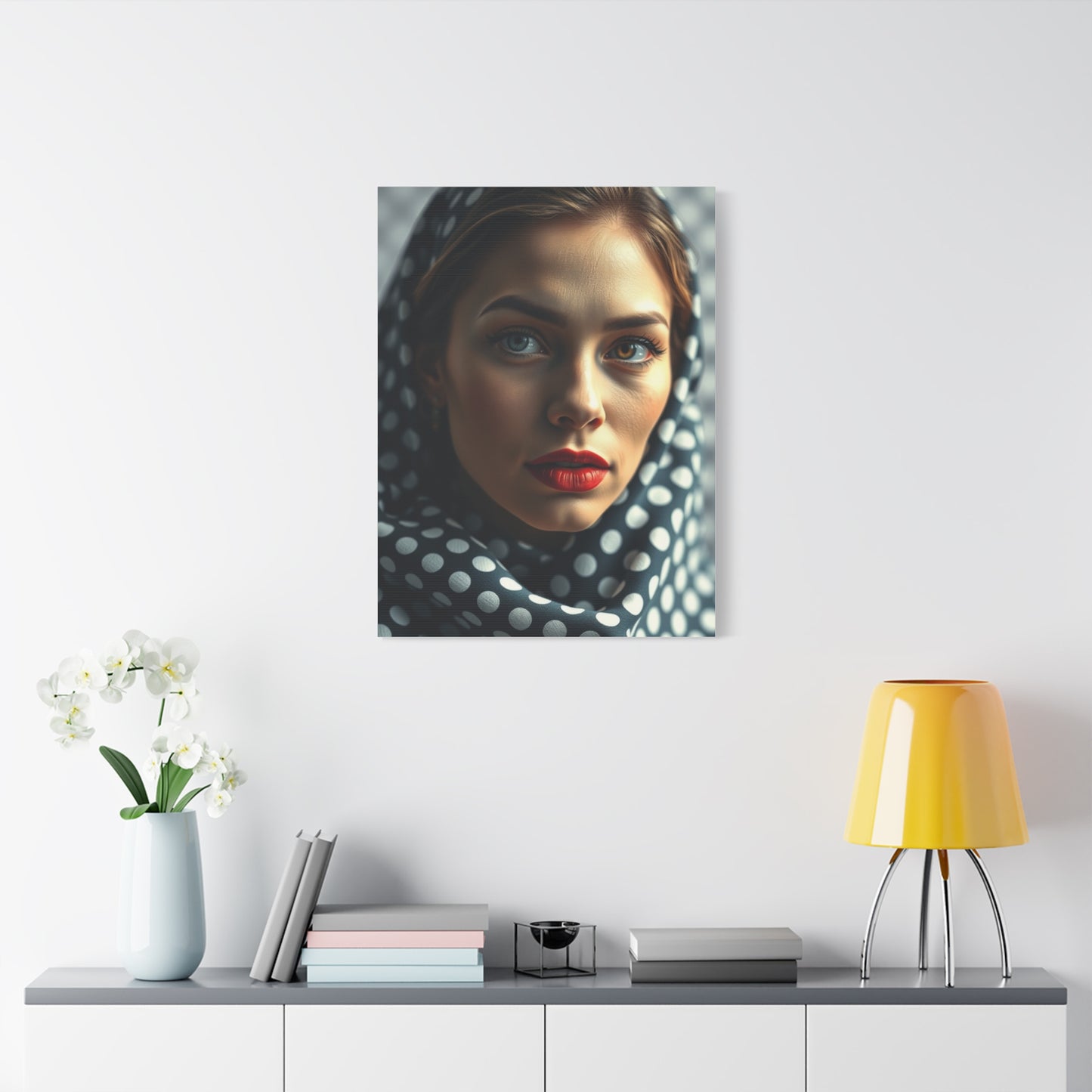 Polka Dot Pattern Art Refined Canvas Wall Art & Canvas Print