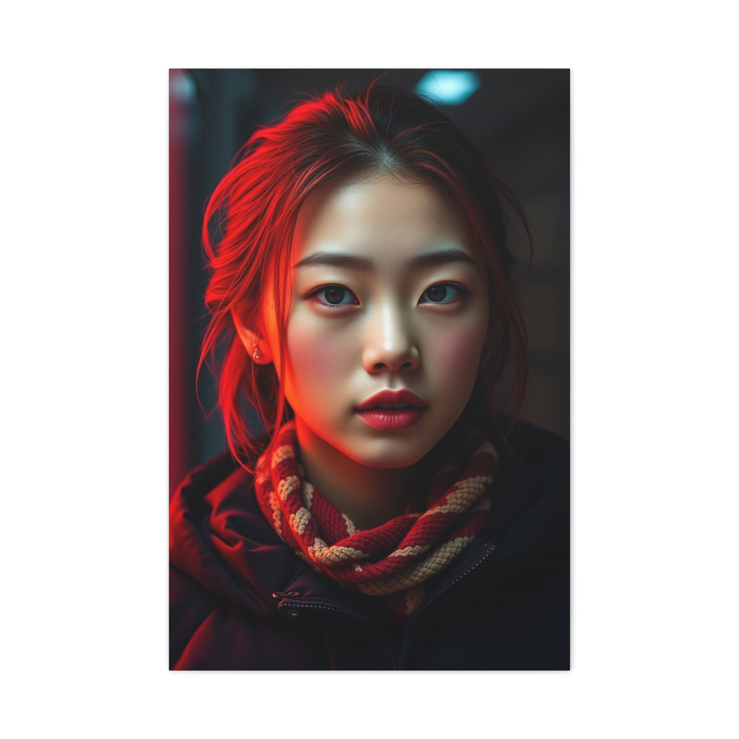 Carmine Elegance Piece Wall Art & Canvas Print