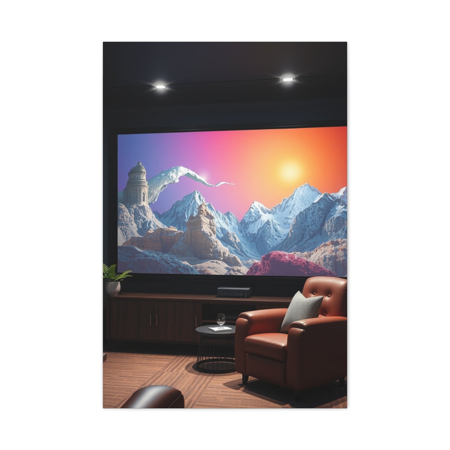 Home Theater Art Luxury Canvas Wall Art & Canvas Print