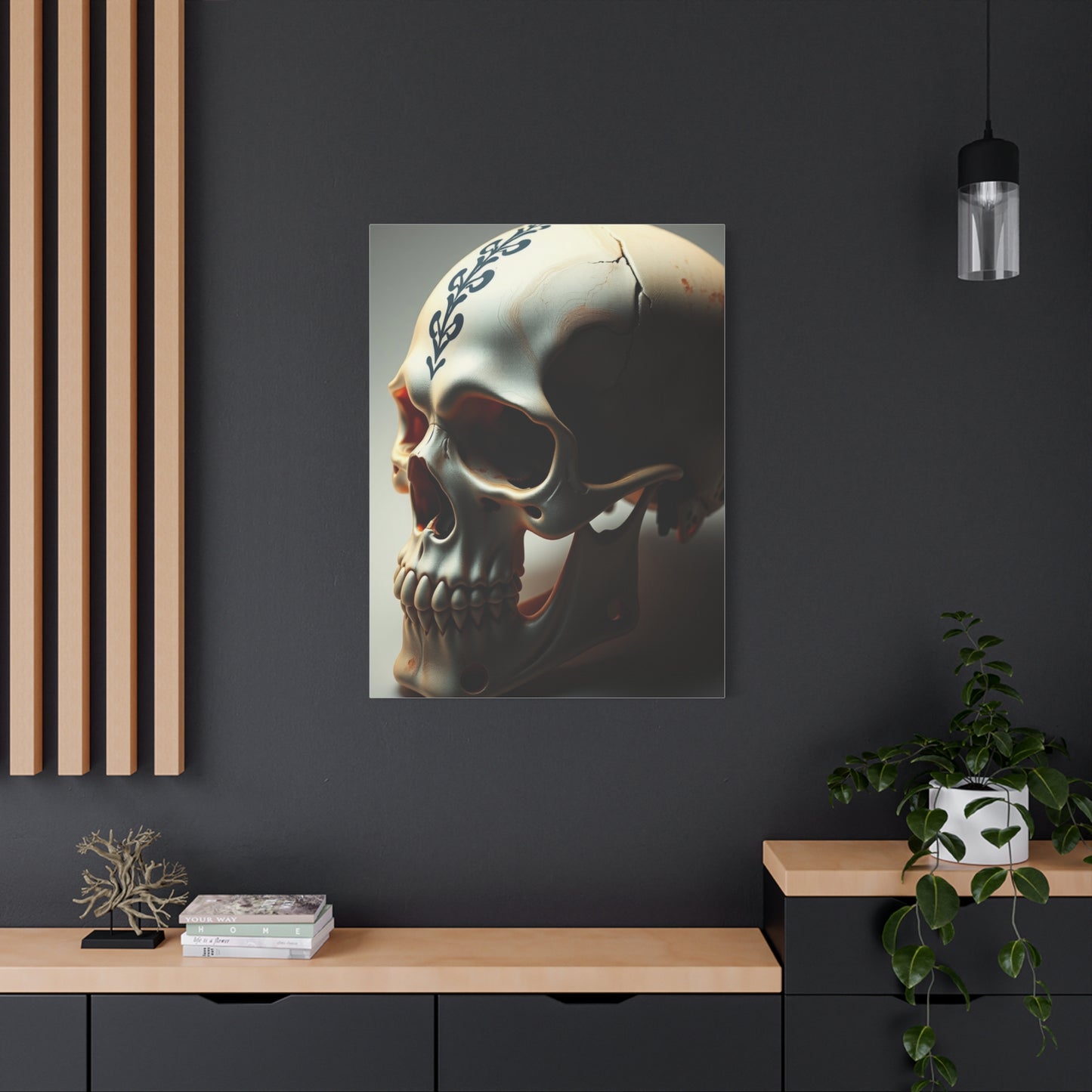 Regal Cranium Canvas Wall Art & Canvas Print