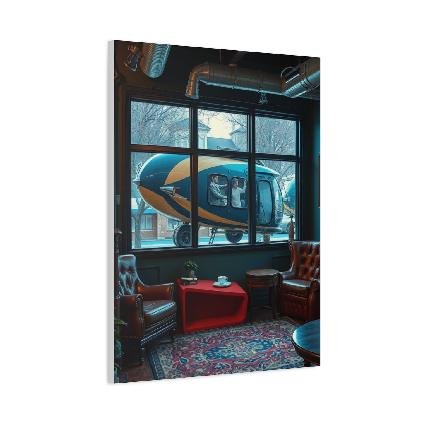 Retro Mosaic Masterpiece Wall Art & Canvas Print