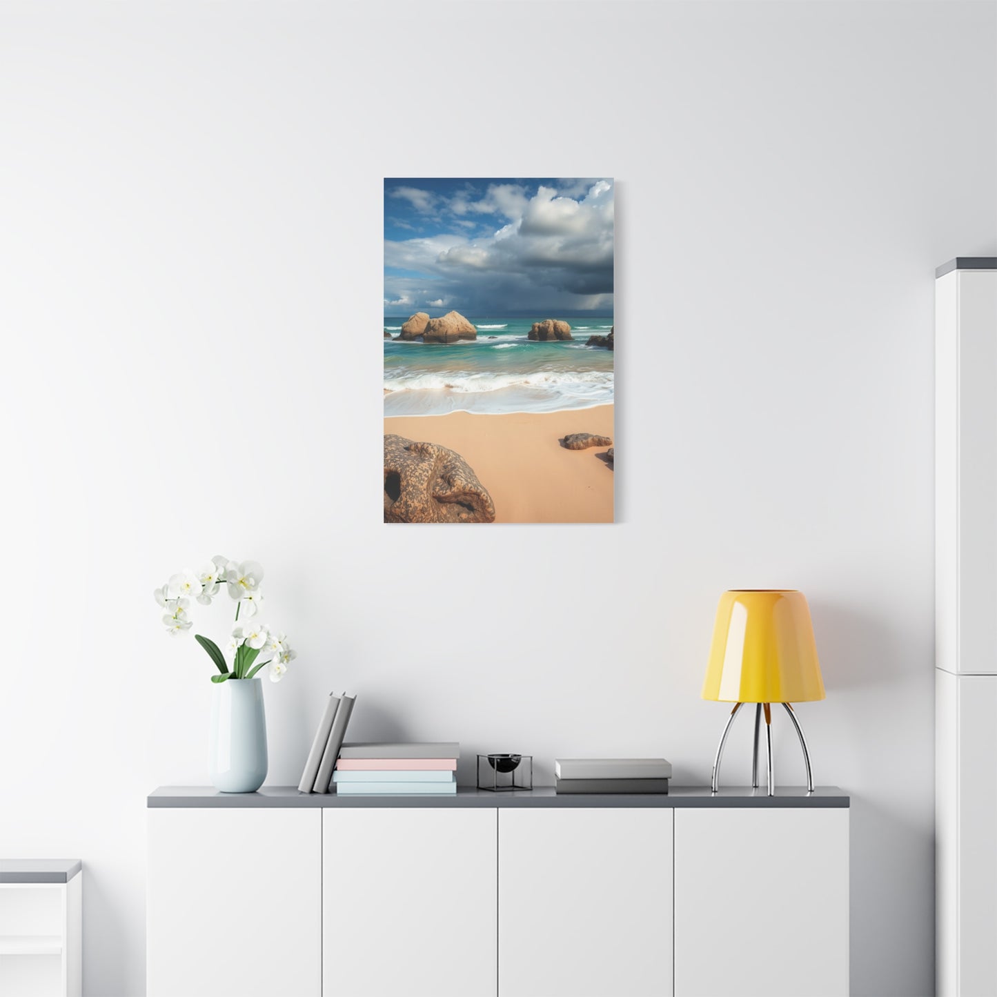 Opulent Shoreline Masterpiece Wall Art & Canvas Print