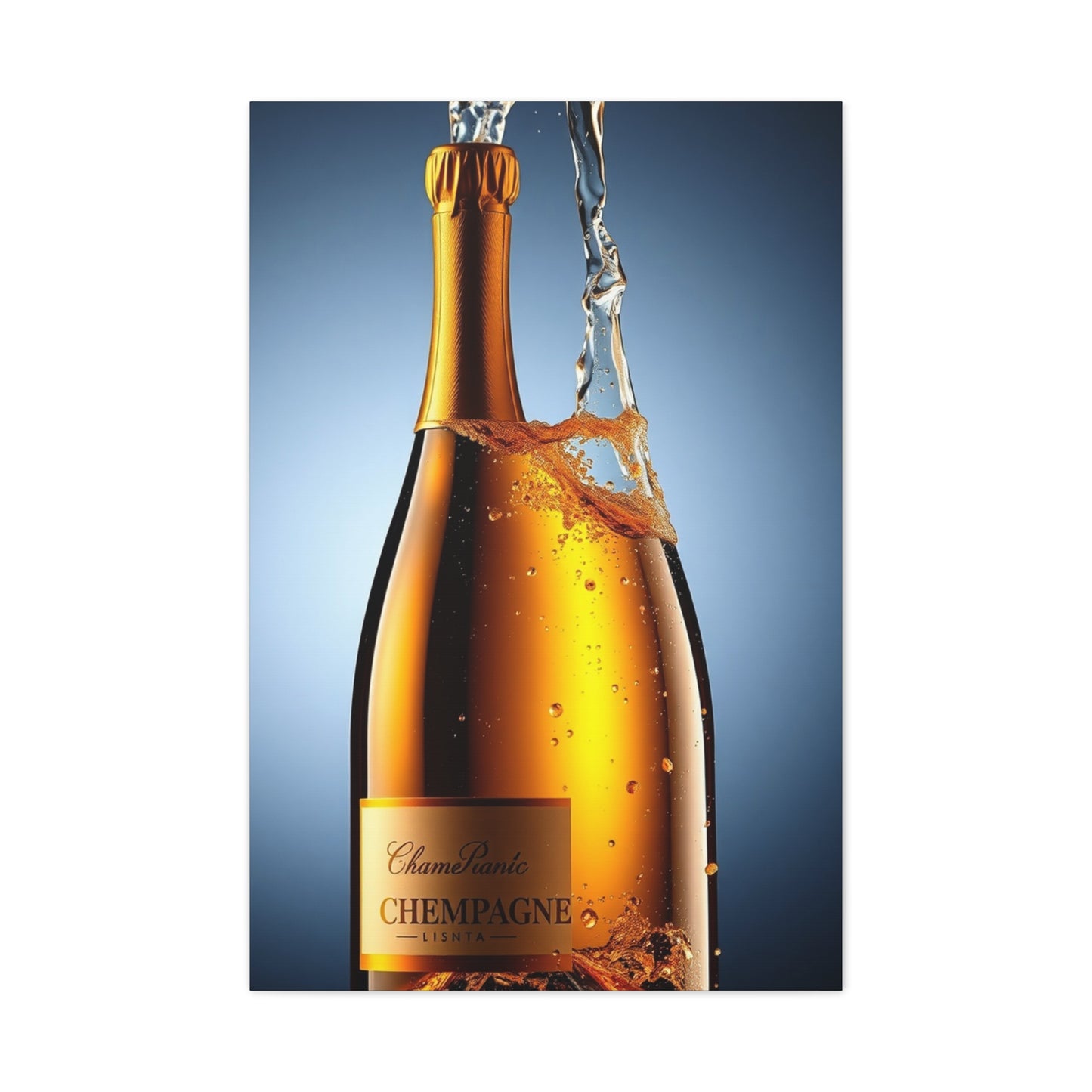 Champagne Art Luxury Canvas Wall Art & Canvas Print