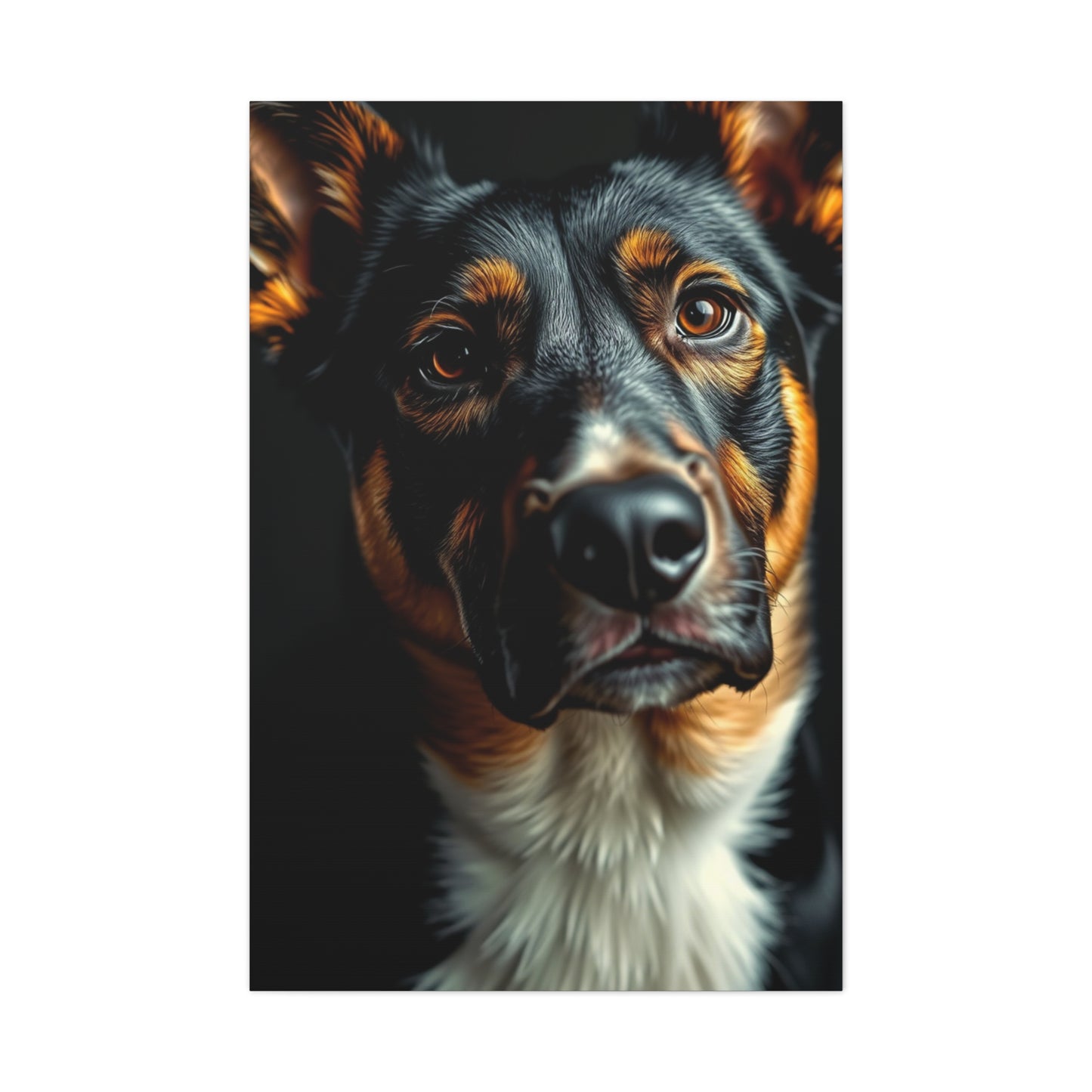 Supreme Black and Tan Art Collection Wall Art & Canvas Print
