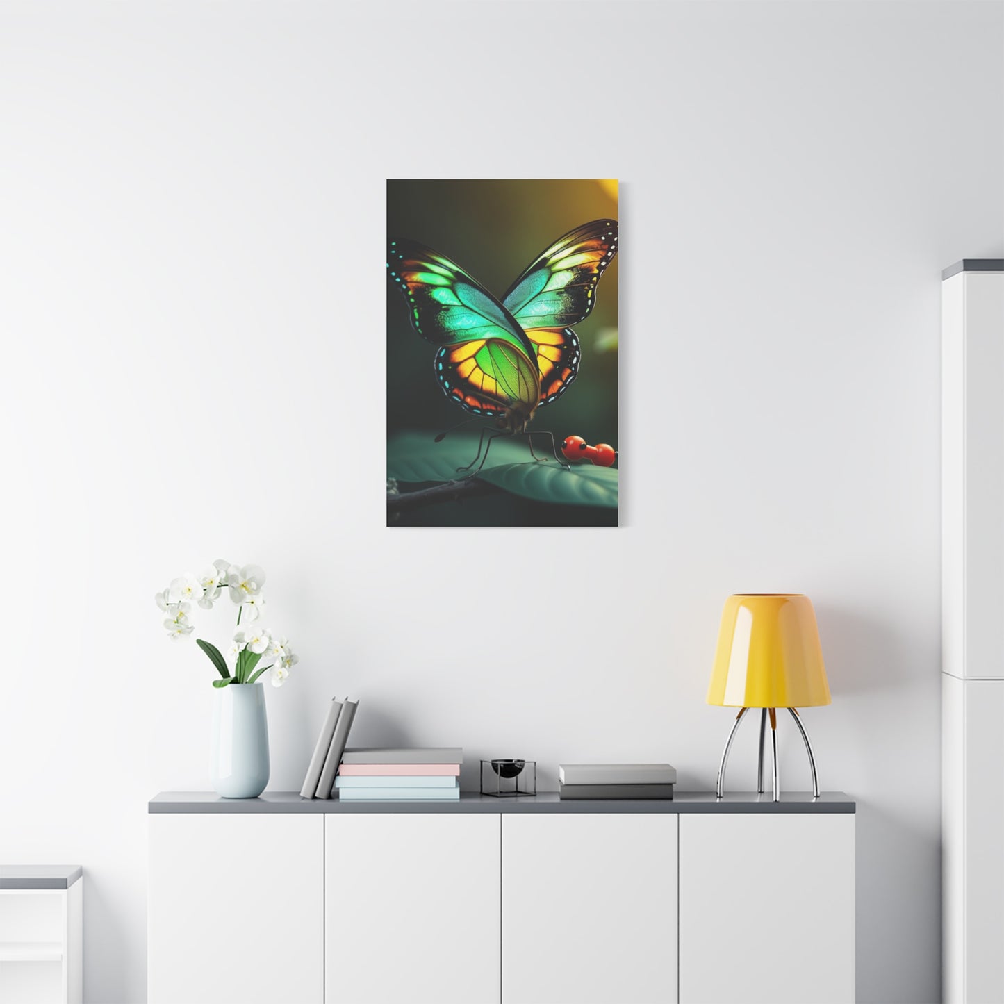 Ornate Winged Harmony Wall Art & Canvas Print