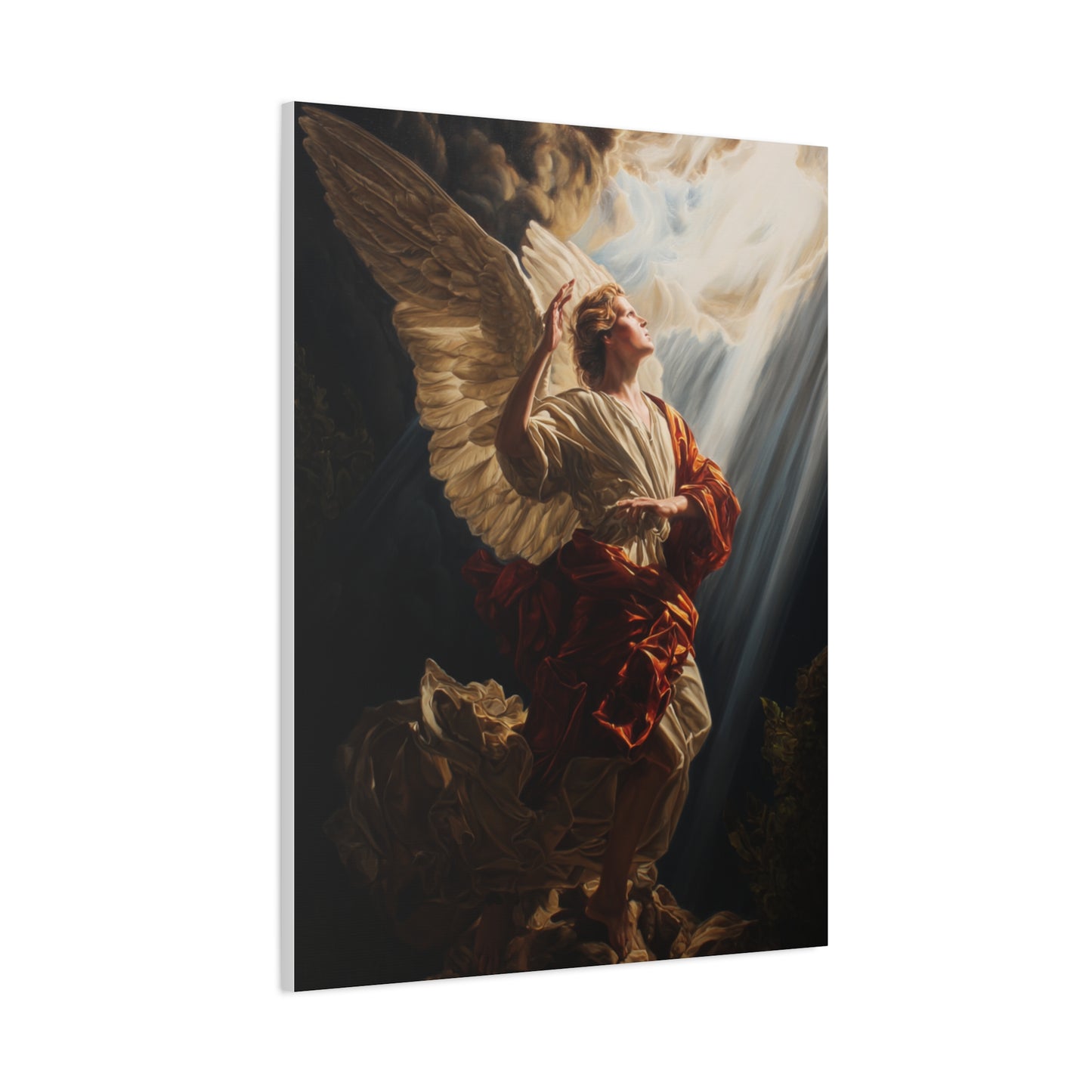 Michelangelo-inspired Angel Wall Art & Canvas Print