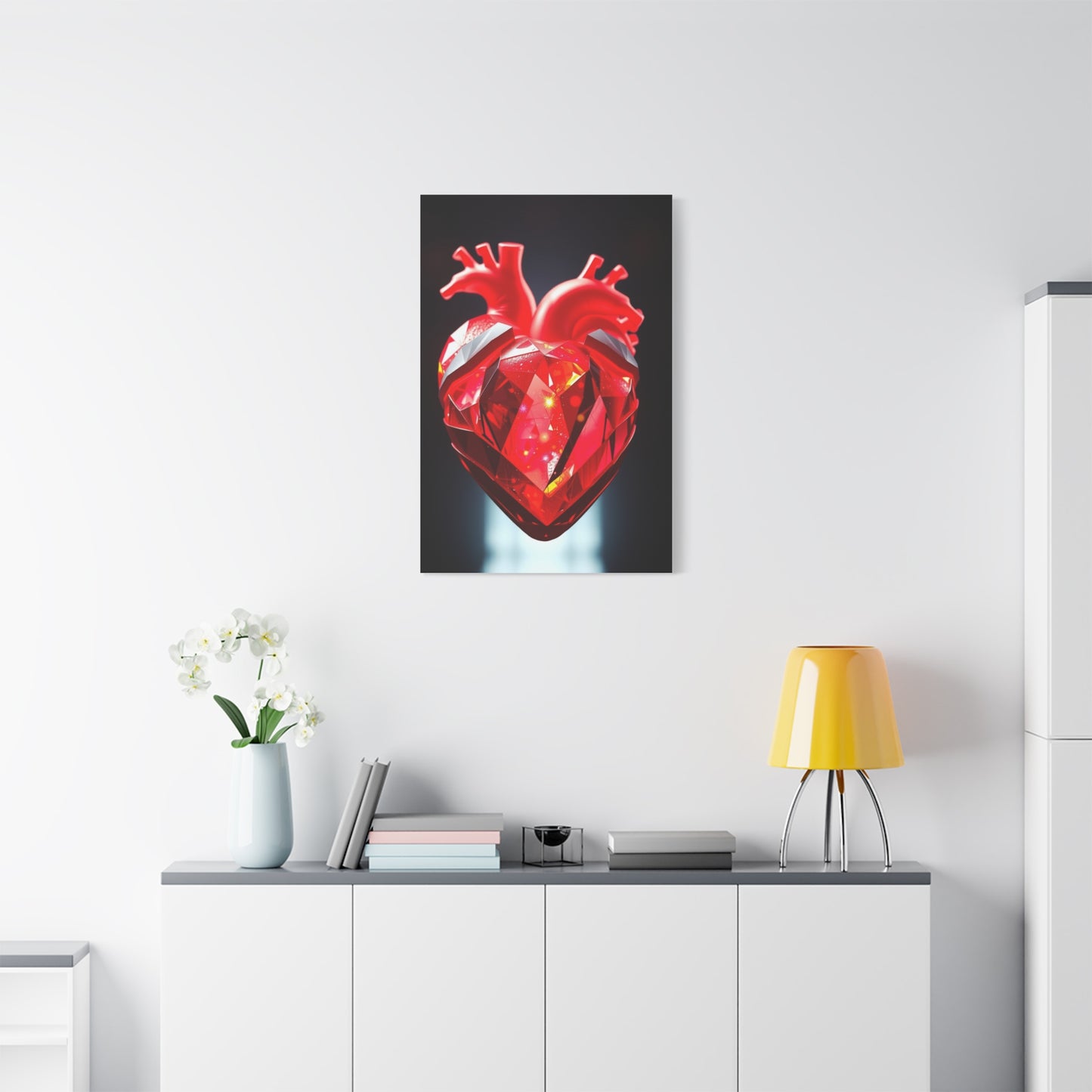 Ethereal Heart Harmony Canvas