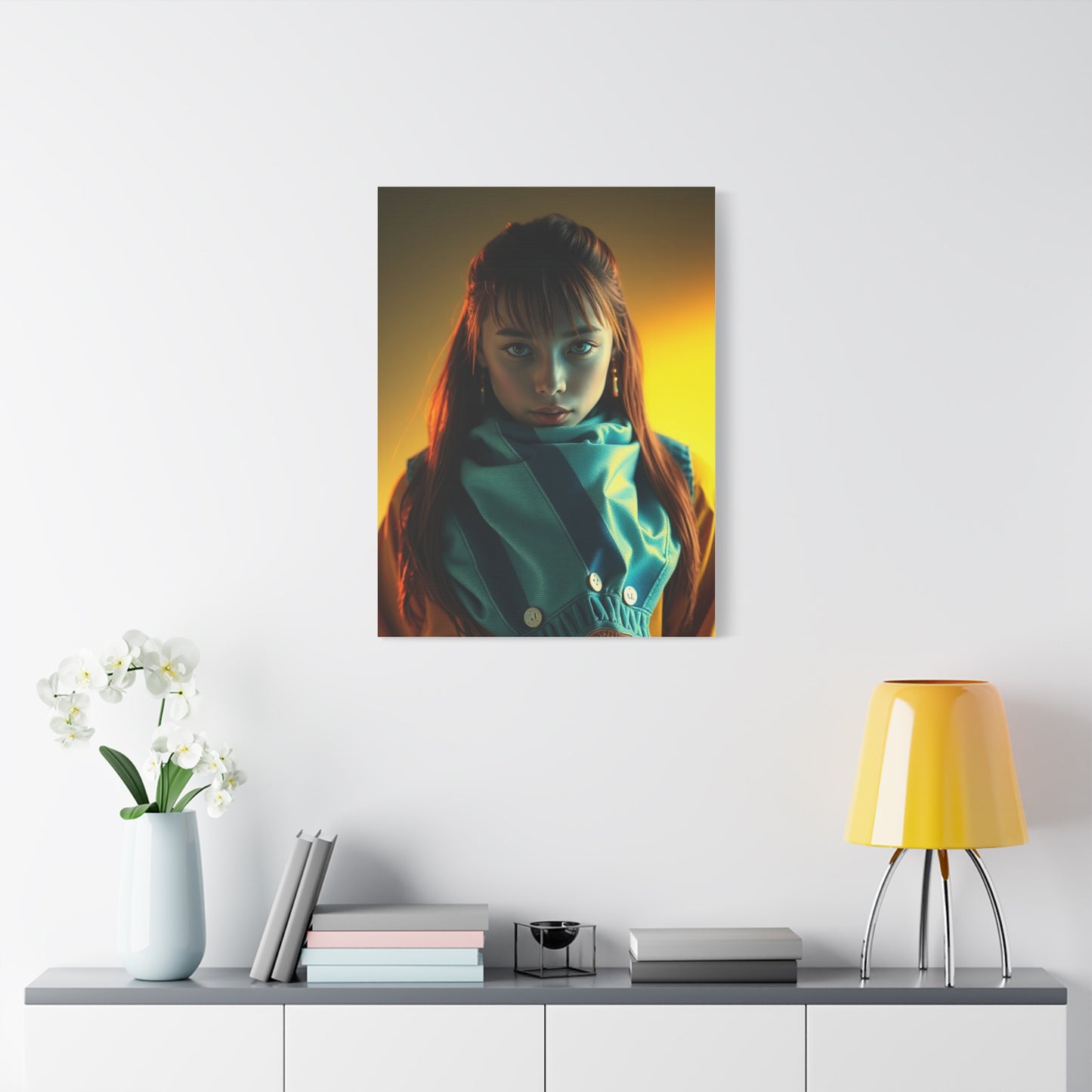 Crisp Elegance Canvas Wall Art & Canvas Print