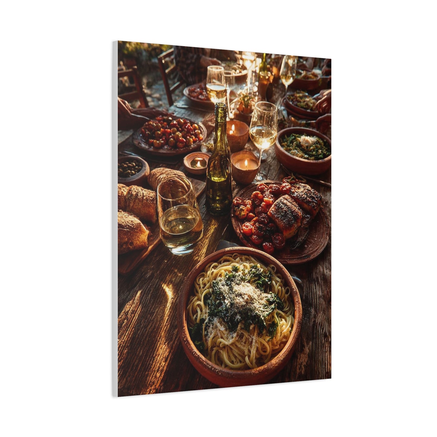 Italian Family Dinner Table Wall Art & Canvas Print