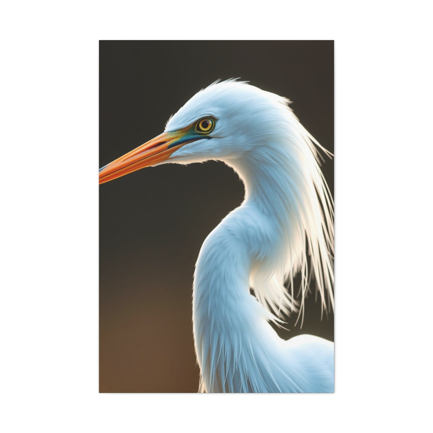 Elite Egret Art Vision Wall Art & Canvas Print