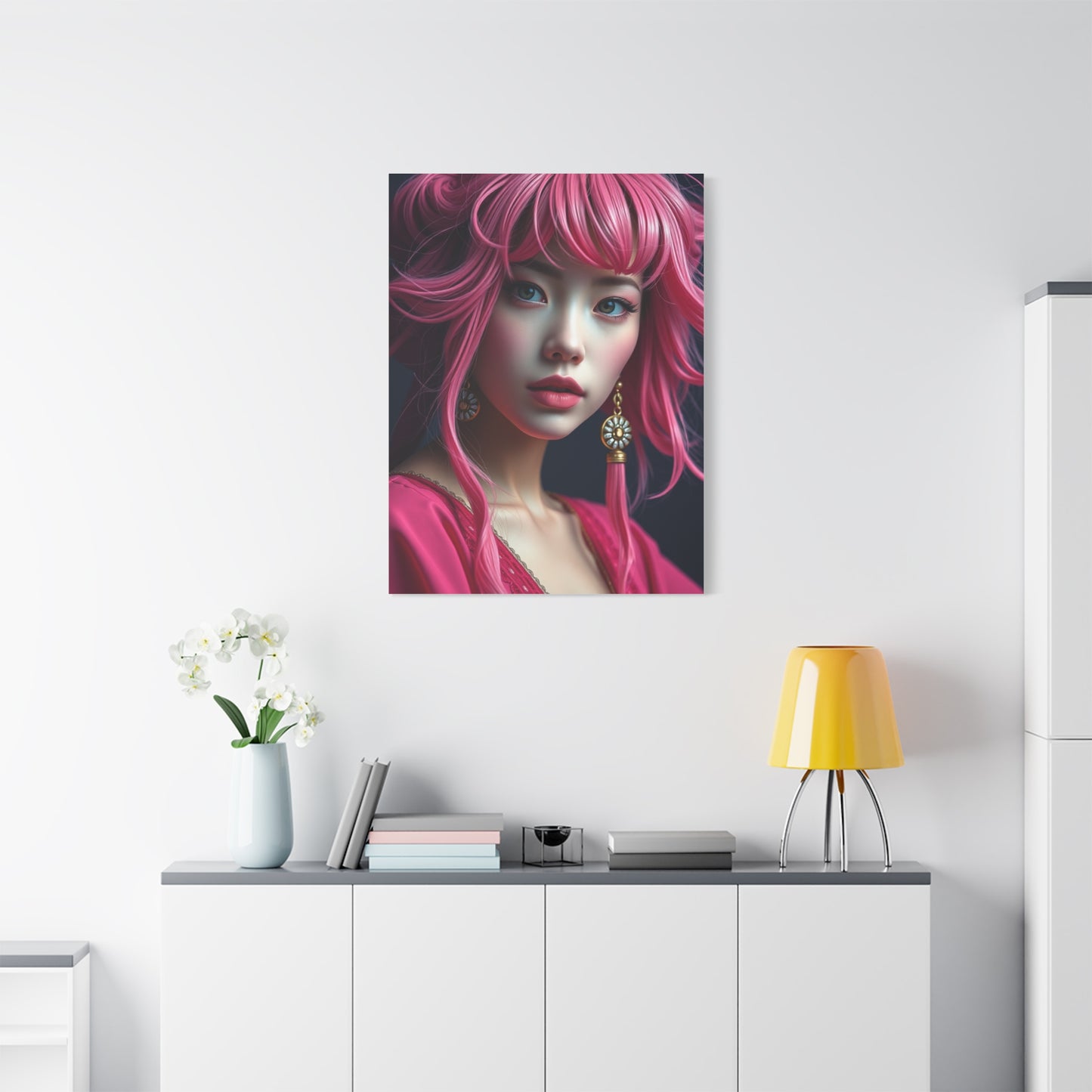 Elite Pinklomein Art Vision Wall Art & Canvas Print